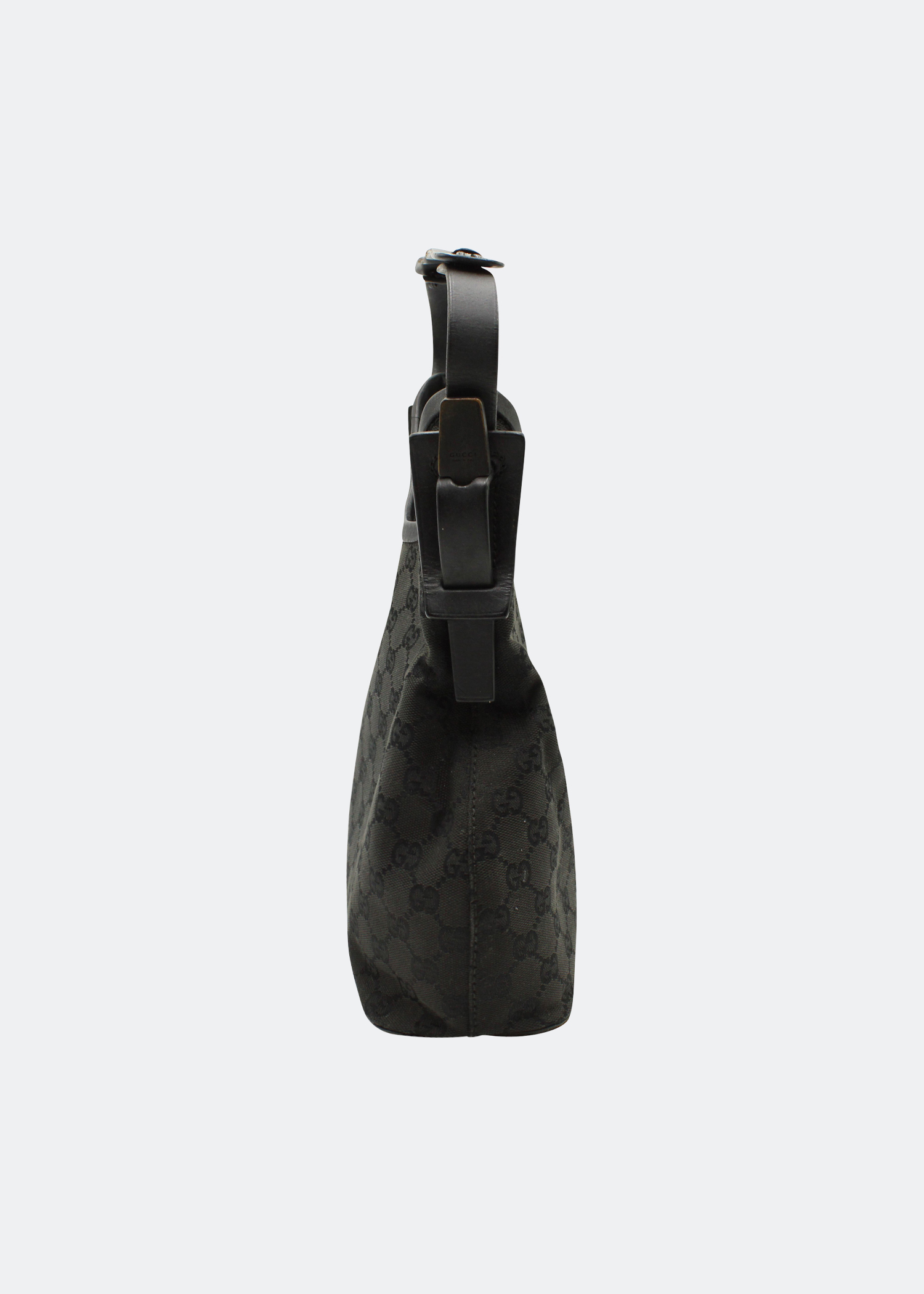 

GG Monogram hobo bag in black canvas