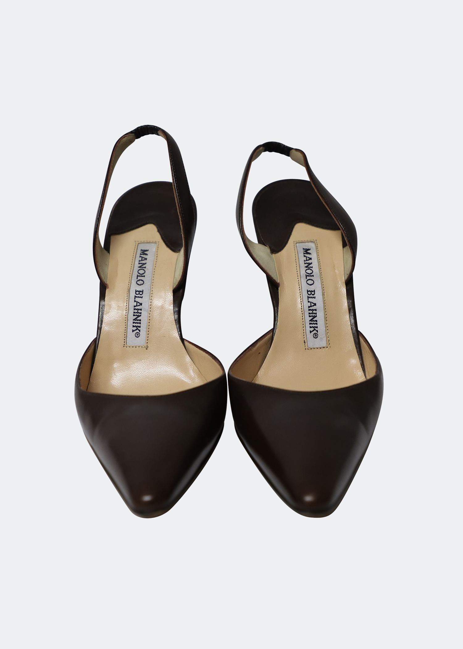 

Carolyne pointed-toe pumps, Brown