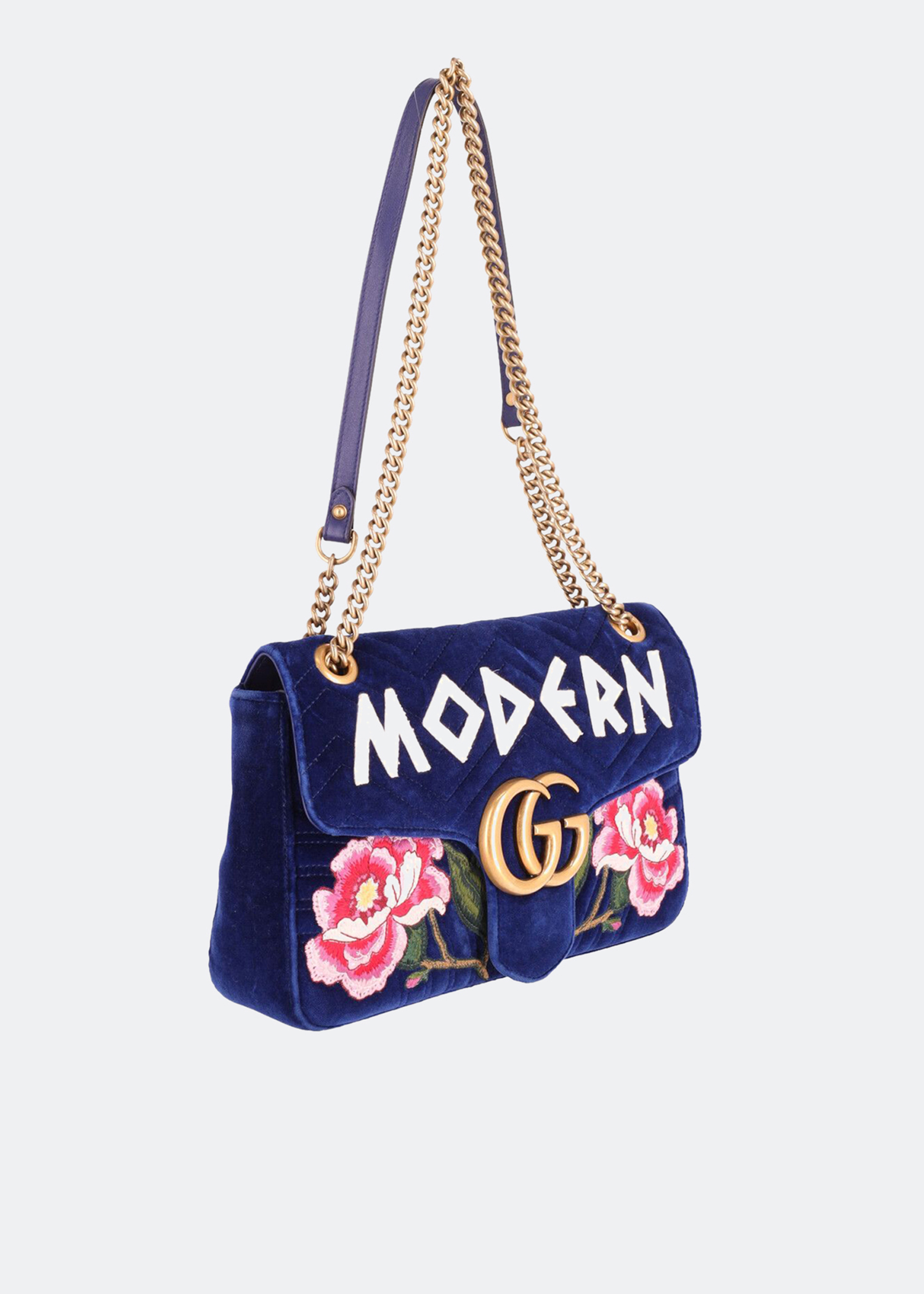 

GG Marmont “Modern” shoulder bag, Blue