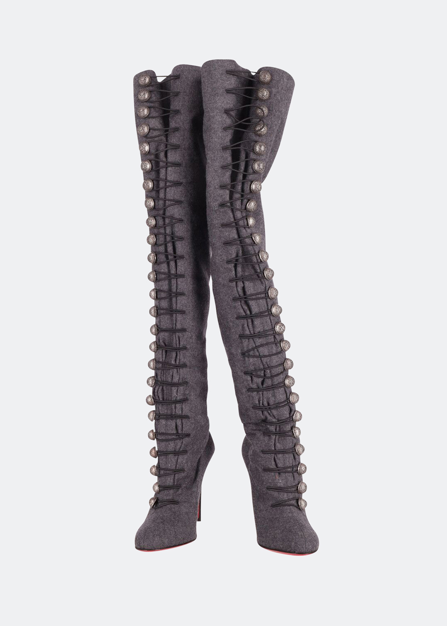 

Fabiola thigh-high boots, Grey