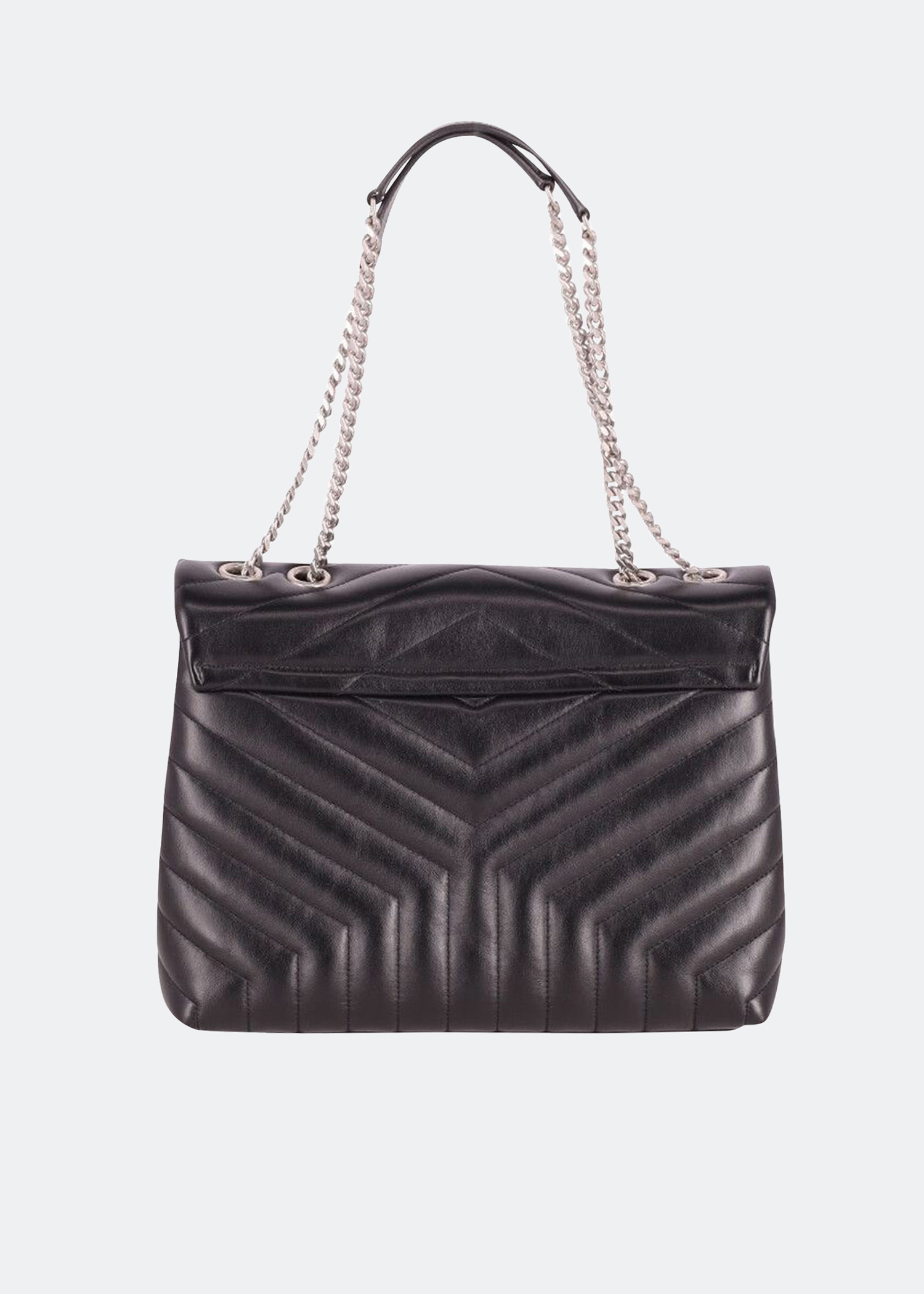 

Medium Lou Lou shoulder bag in black calfskin leather