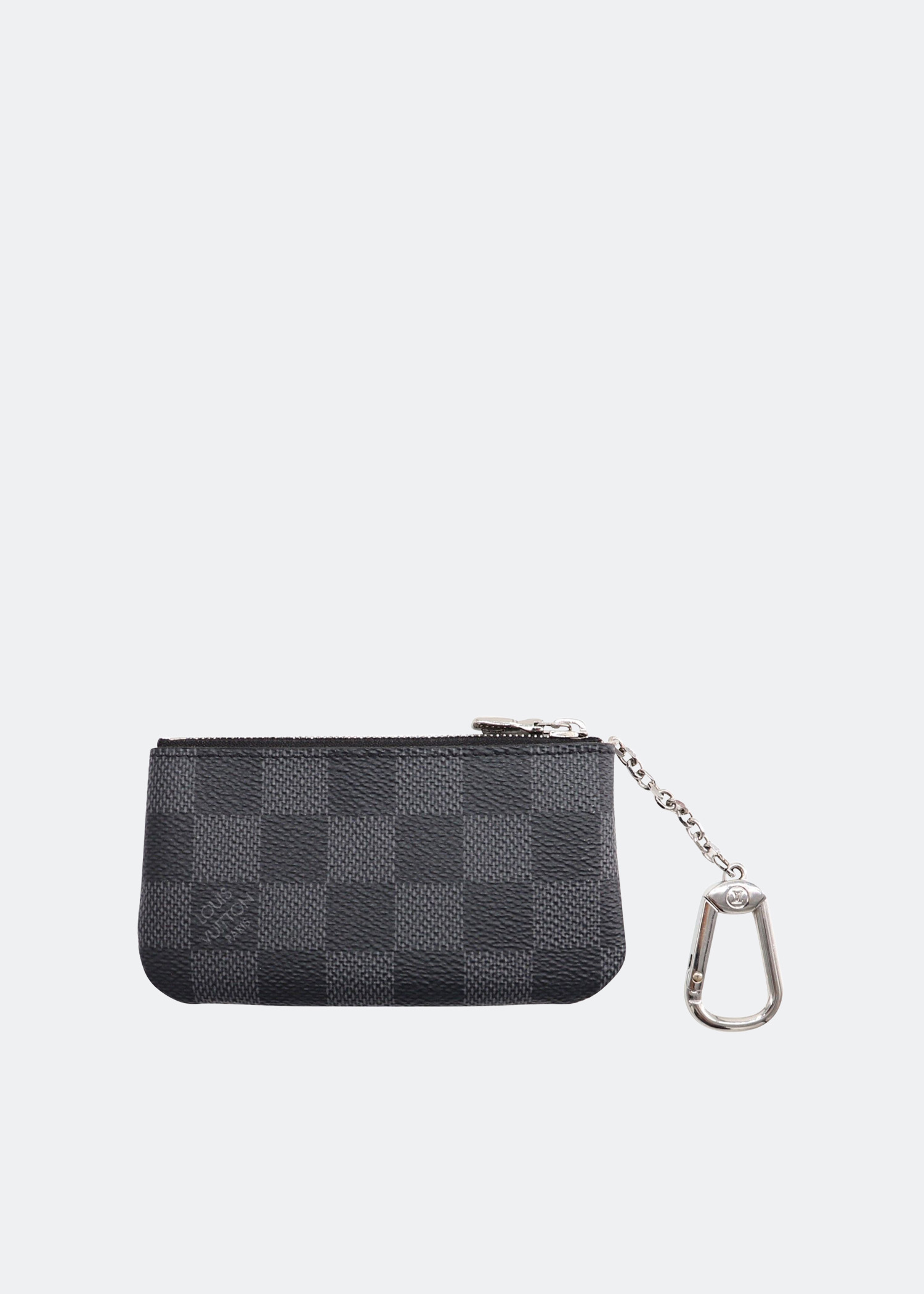 

Key pouch damier graphite wallet in black coated canvas