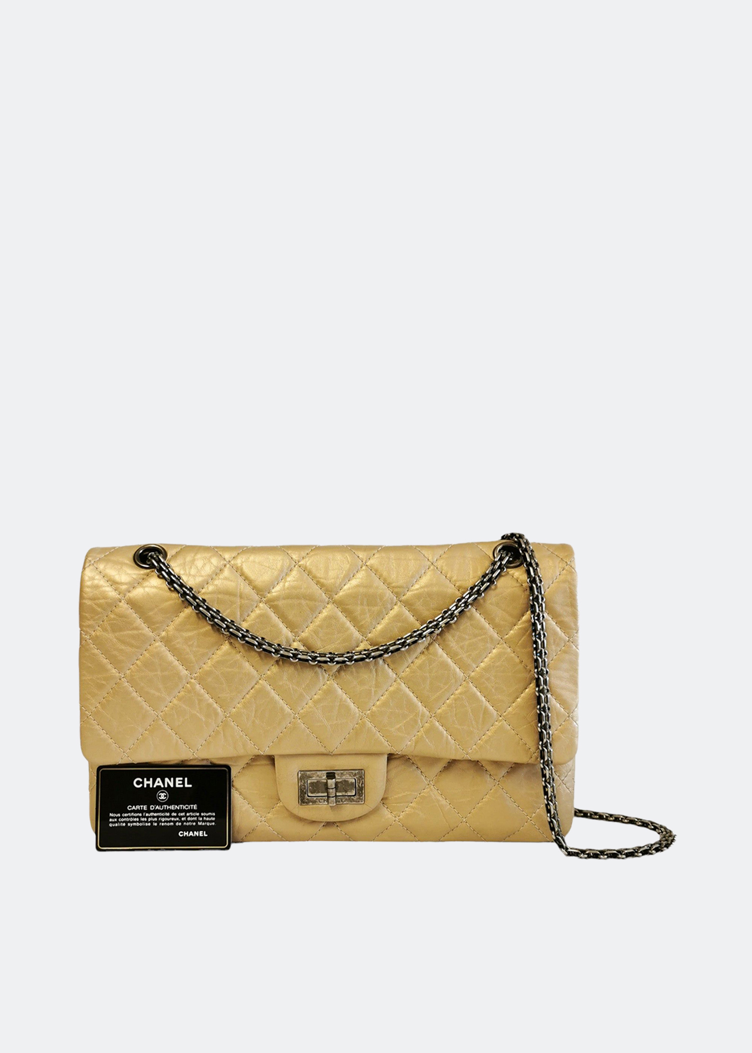 

2.55 Reissue jumbo bag, Gold