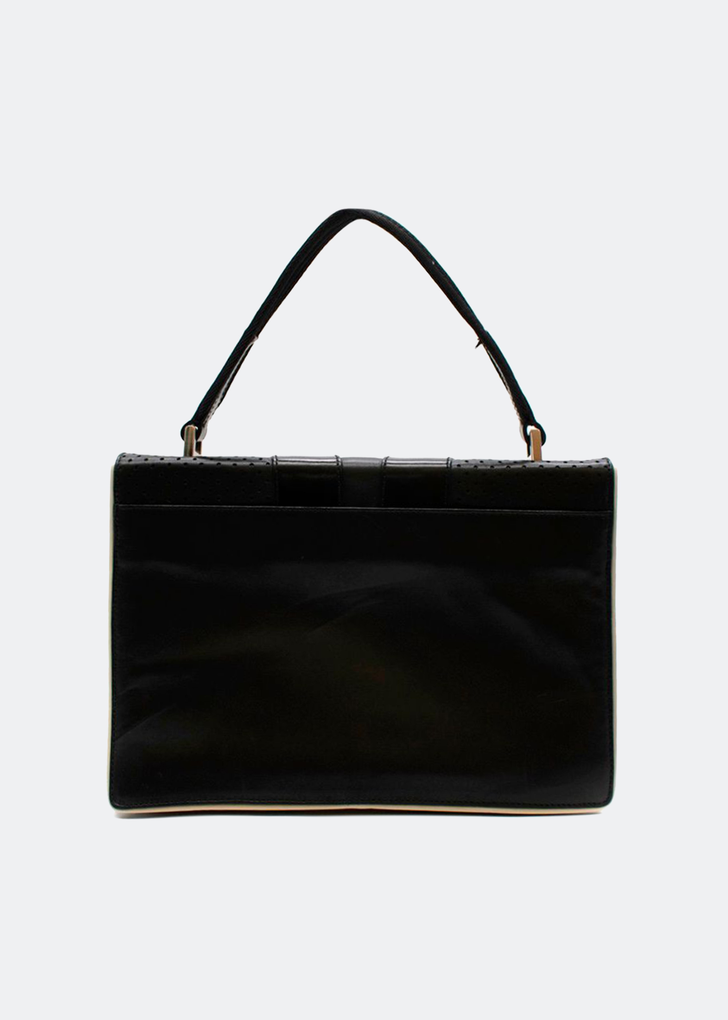 

Vintage small top-handle bag, Black