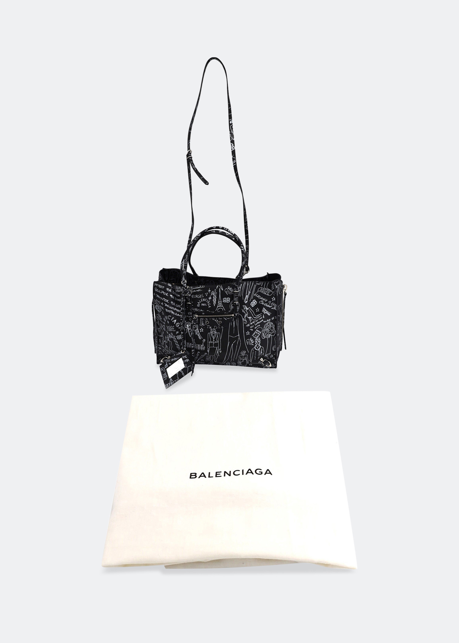

Papier Graffiti A6 tote bag, Black