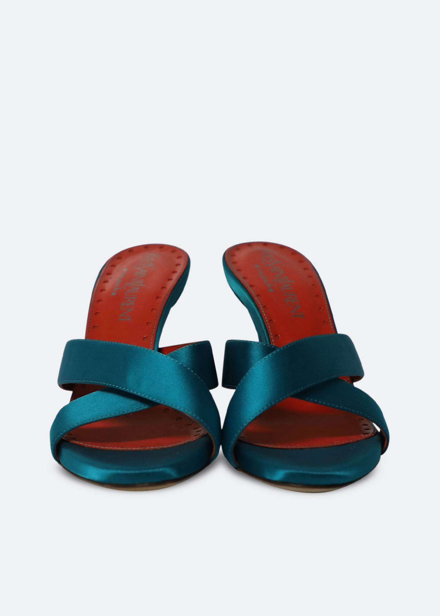 

Criss-cross mules, Blue