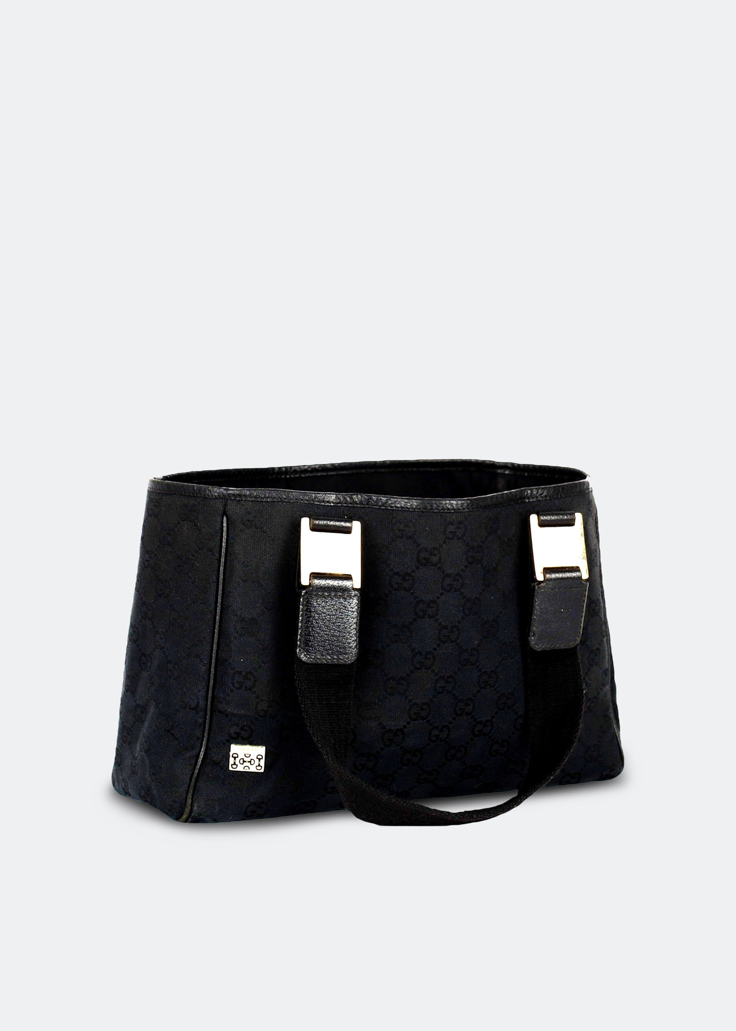 

GG Pop canvas tote bag, Black