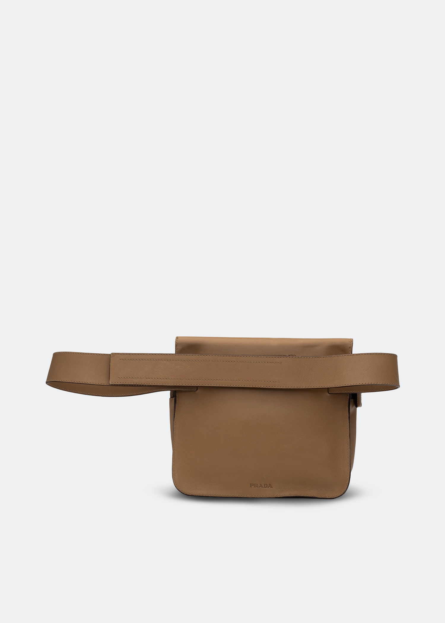 

Leather belt bag, Brown