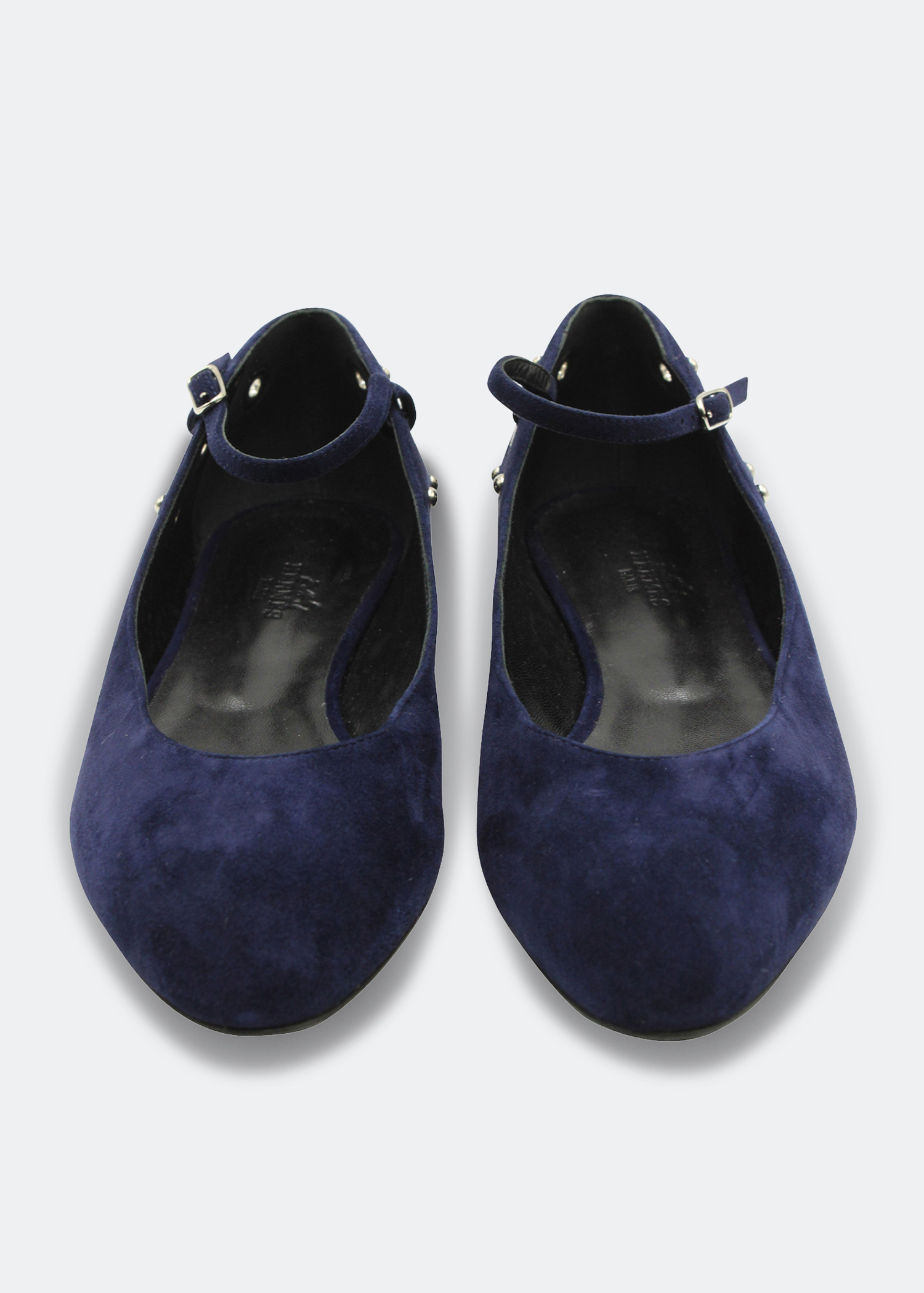 

Eyelet ballet flats, Blue