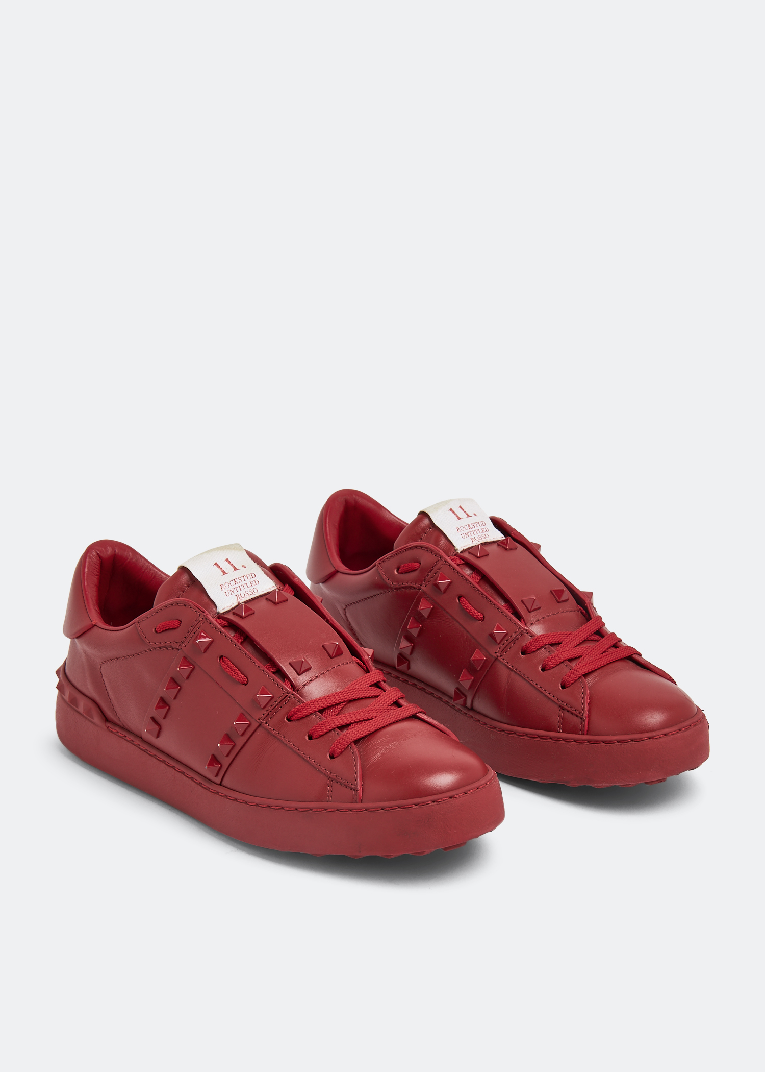 

Rockstud Untitled sneakers, Red