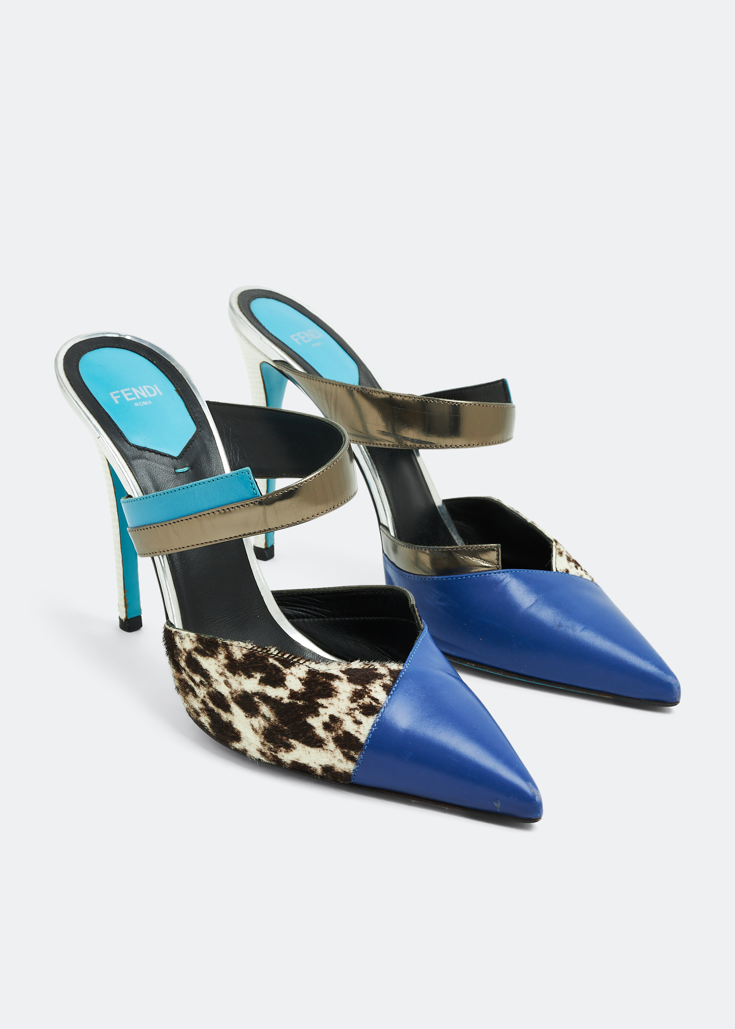 

Roma high-heel mules, Animal print
