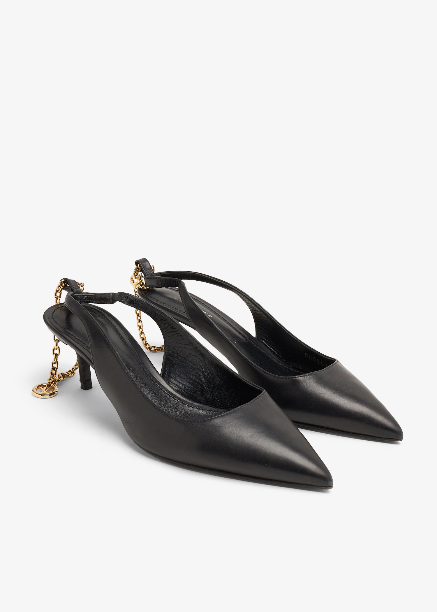 

Mansion slingback pumps, Black