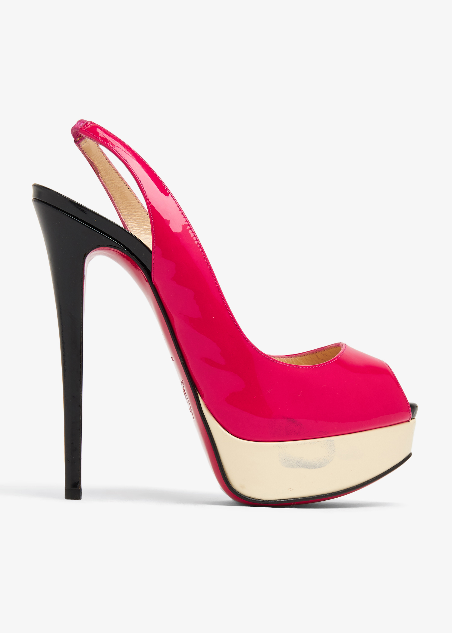 

Lady slingback platform pumps, Pink