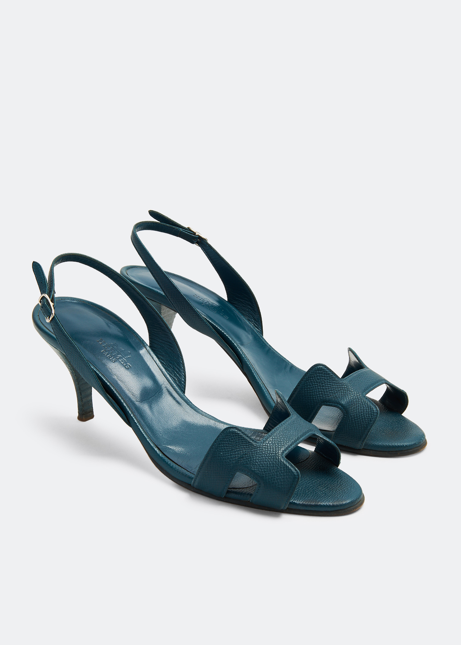 

Night slingback sandals, Green