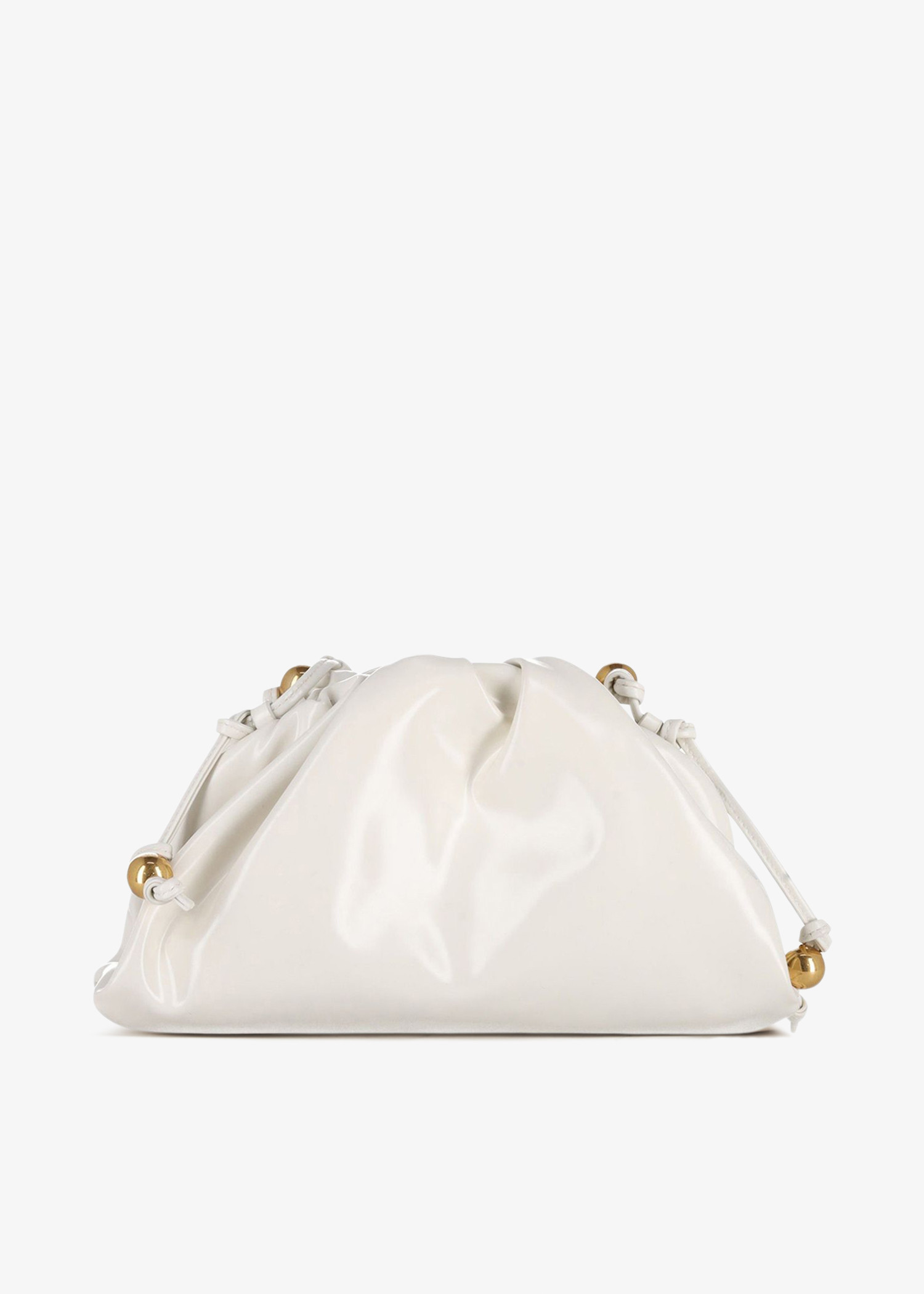 

Mini Pouch clutch, White
