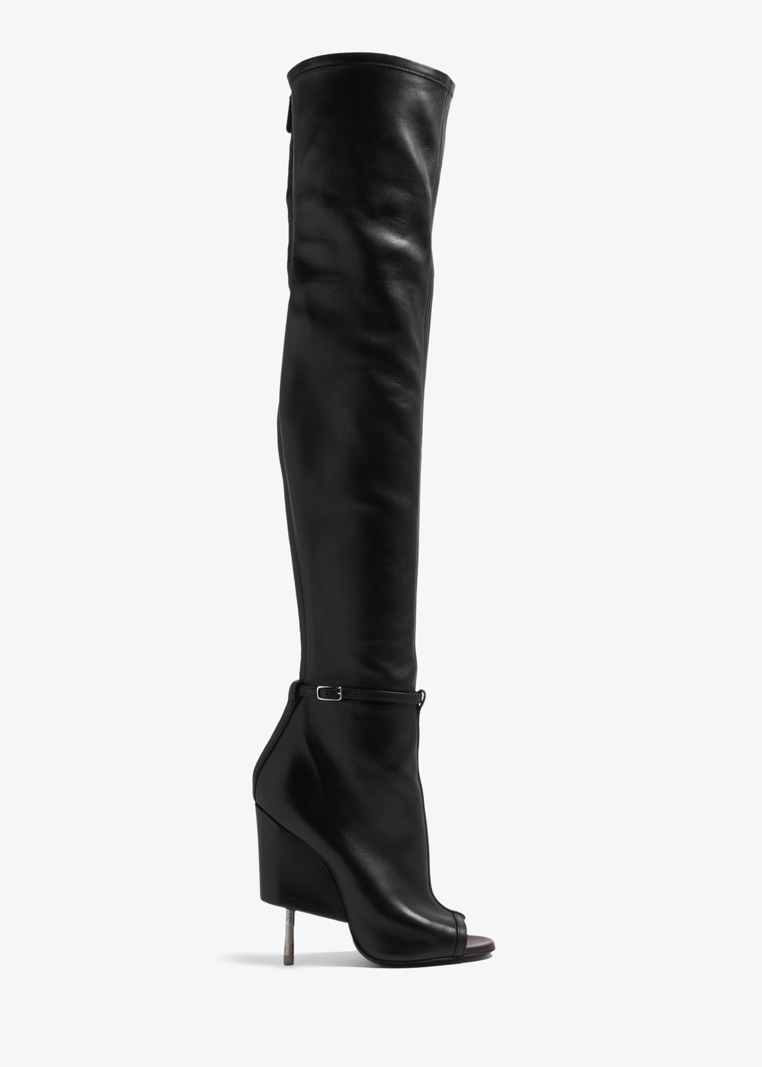 

Narlia stretch knee-high boots, Black