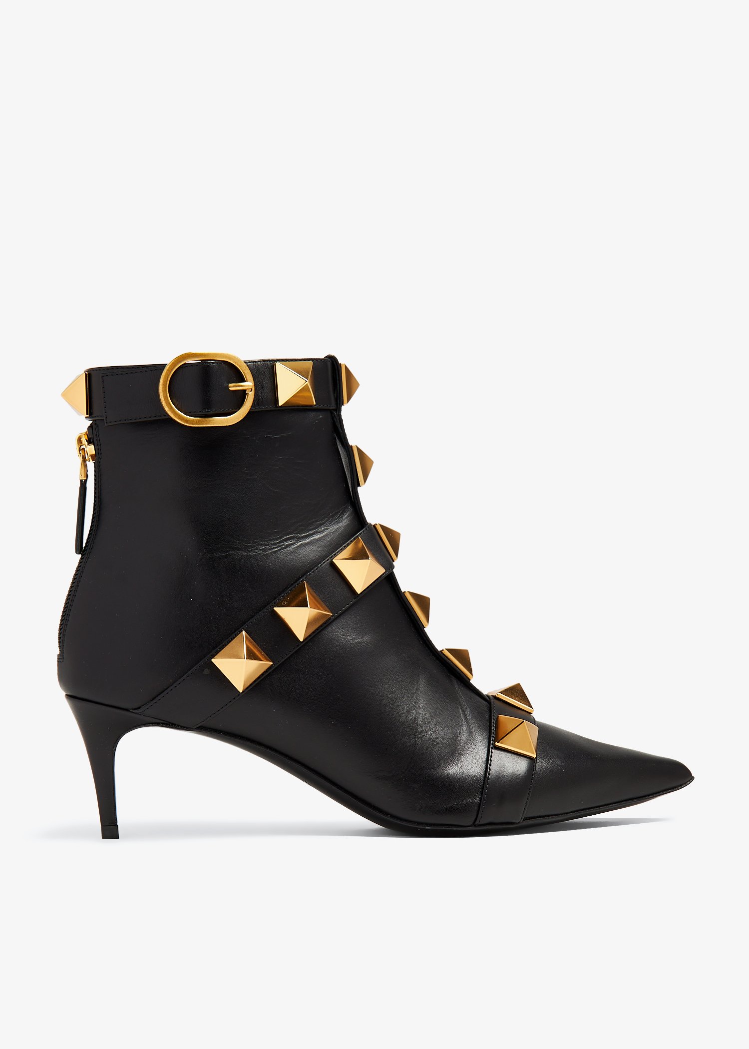 

Rockstud ankle boots, Black