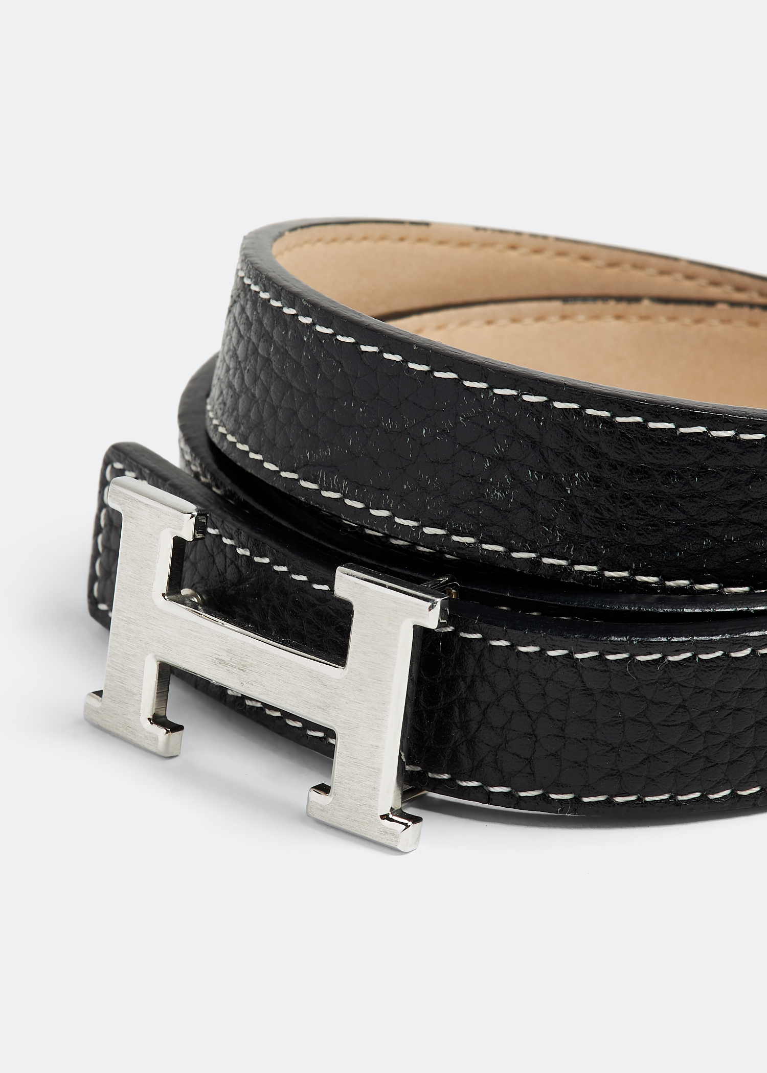 

H buckle belt, Black