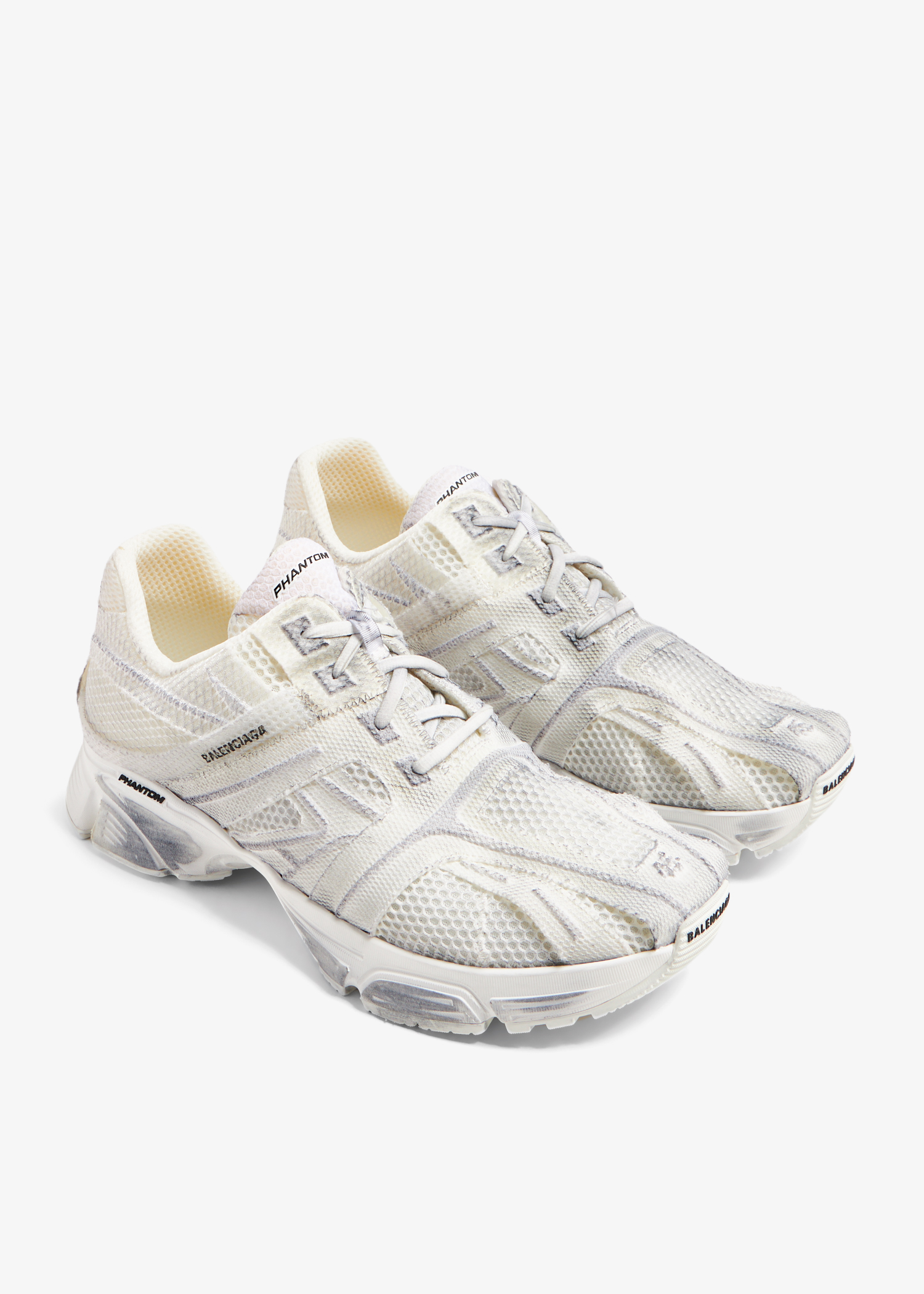 

Phantom Distressed sneakers, White