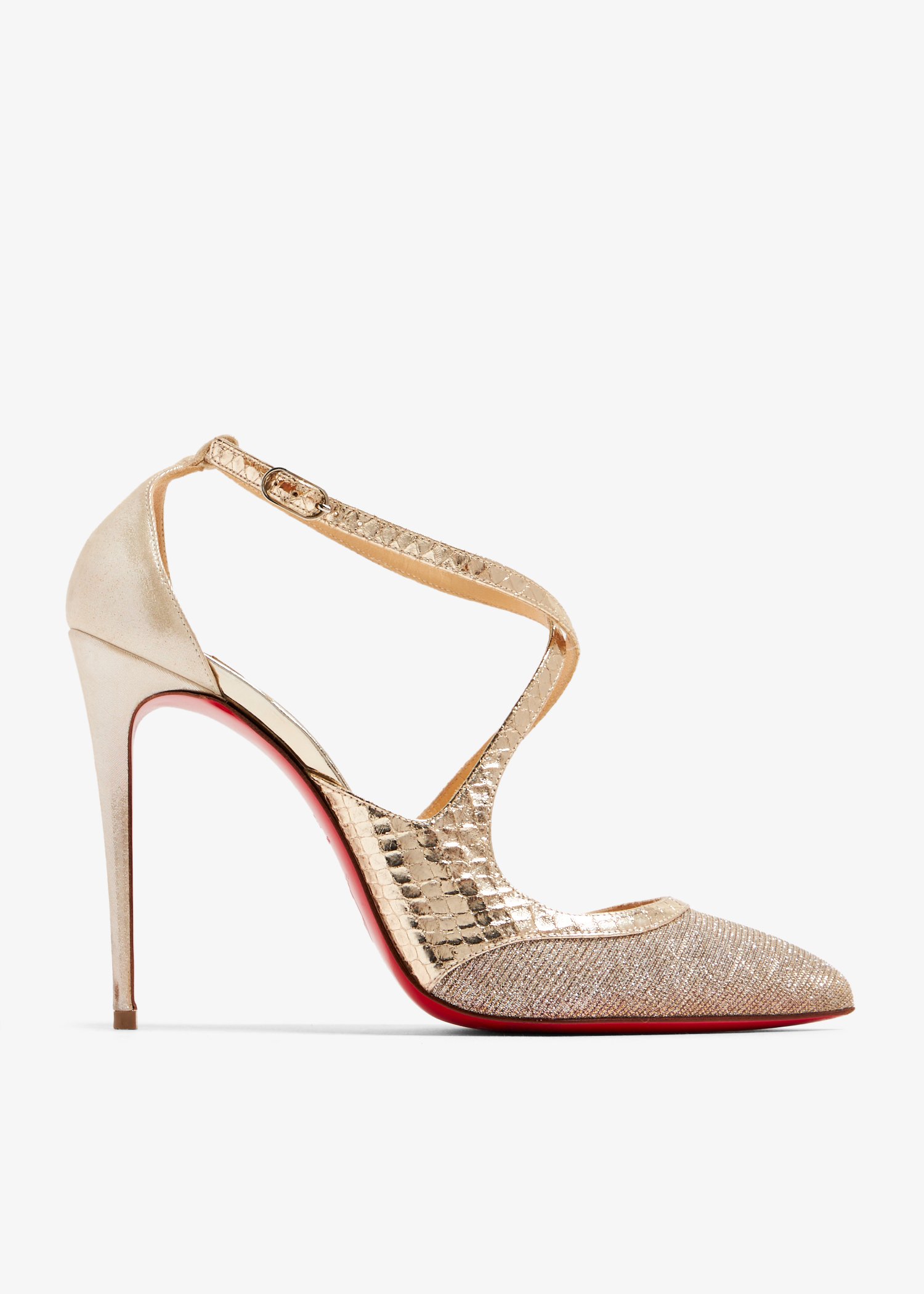 

Crissos glitter pumps, Gold