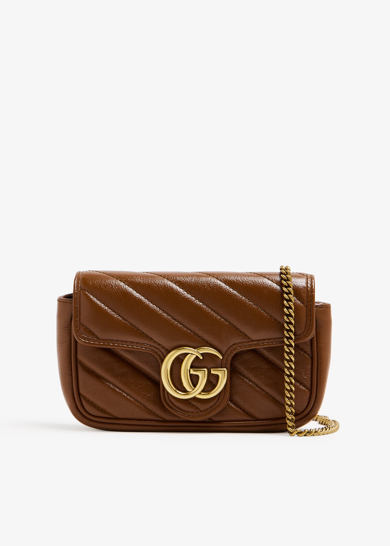 

GG Marmont mini shoulder bag, Brown