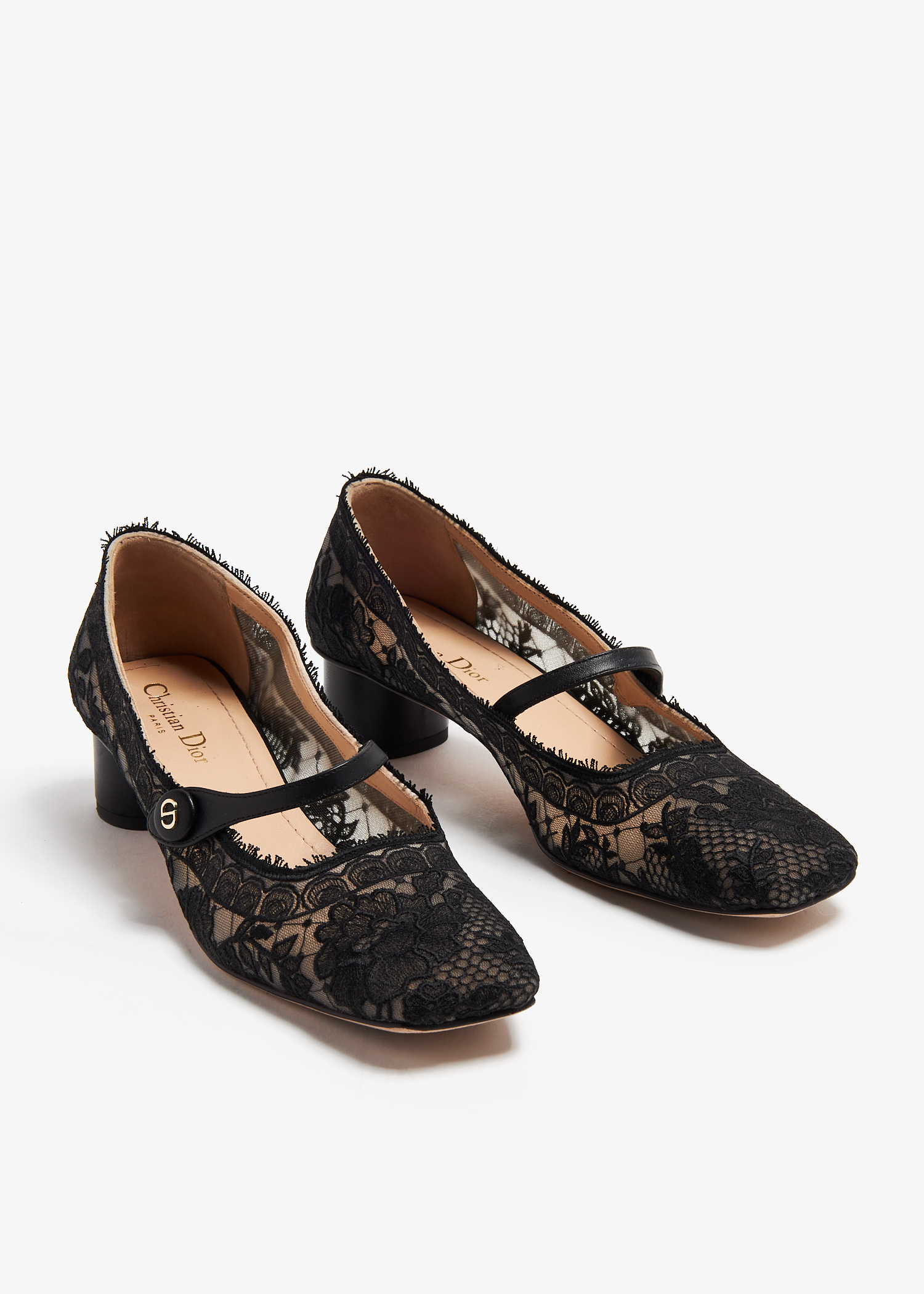 

D-Grace lace pumps, Black