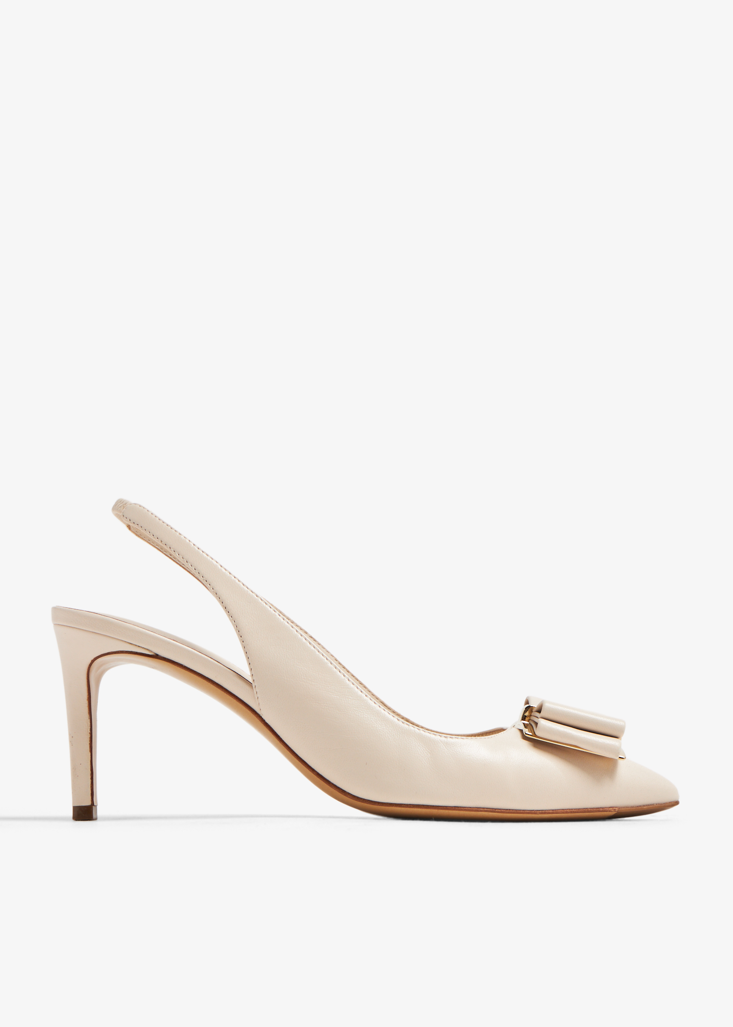 

Double Bow pumps, Beige