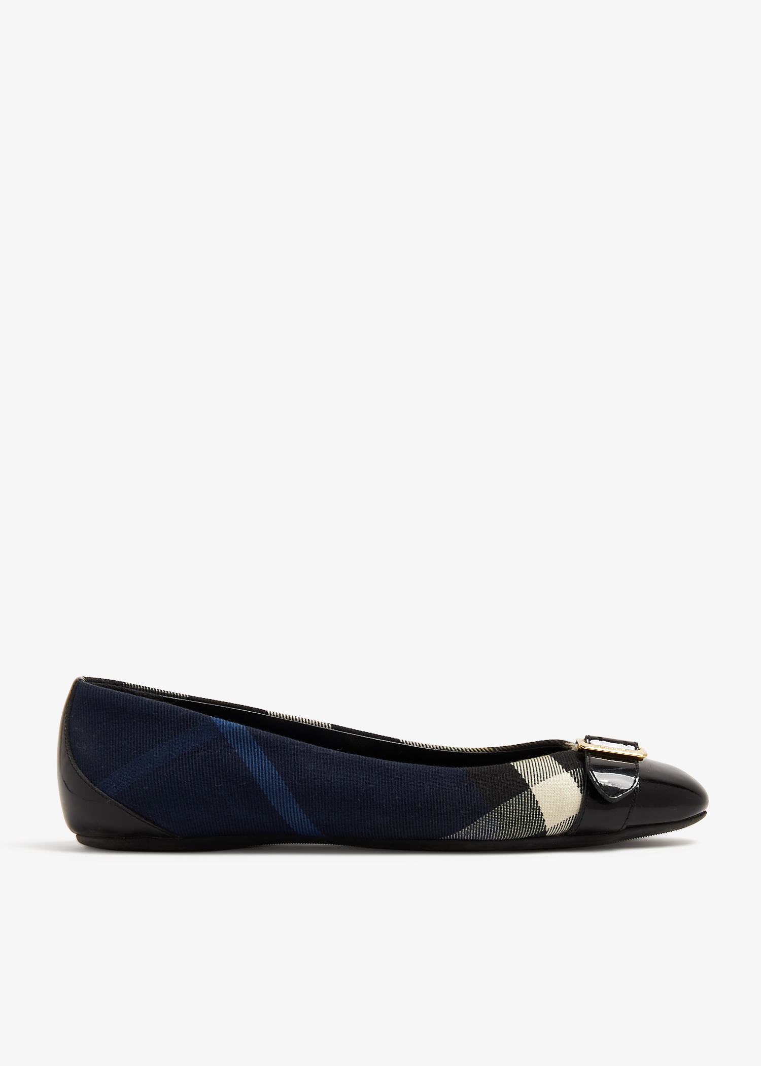 

Nova Check ballet flats, Blue