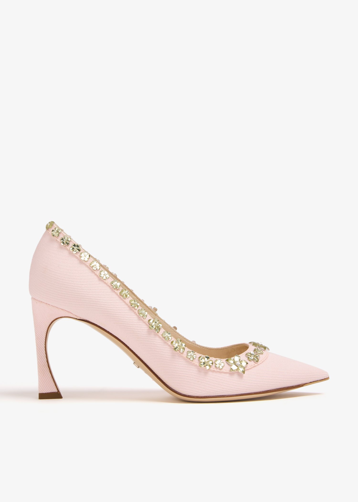 

Crystal Garland pumps, Pink