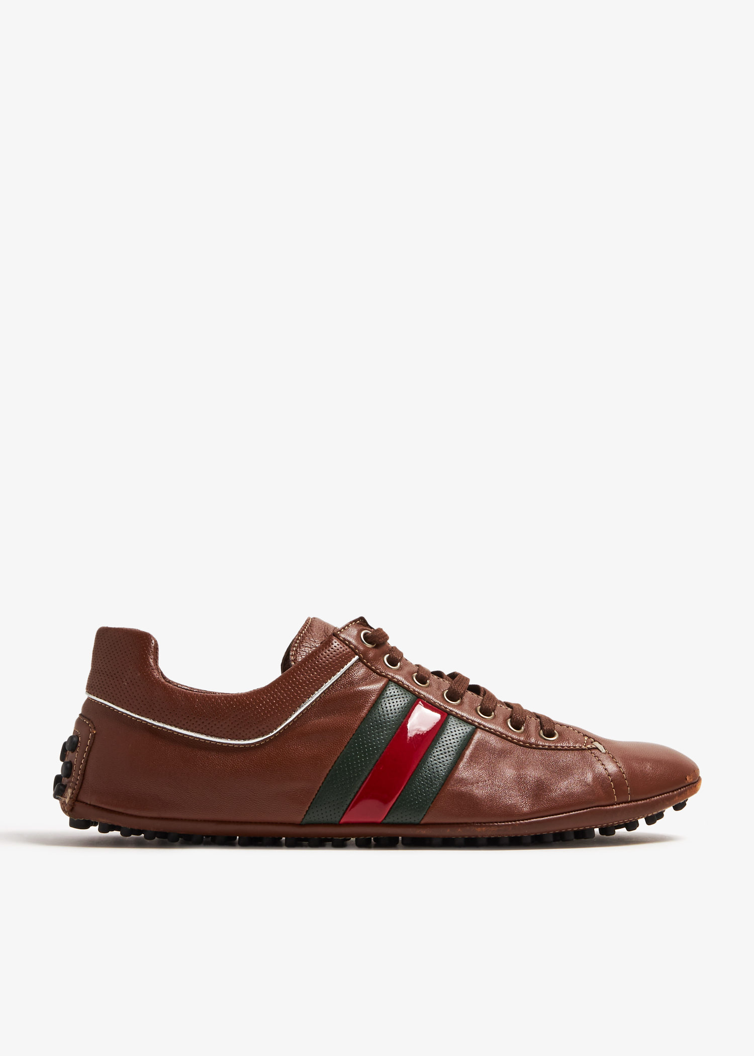 

Gucci web low-top sneakers, Brown