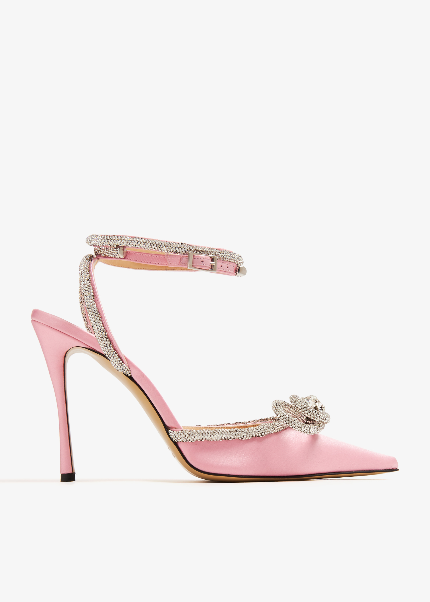 

Embellished bow pumps, Pink