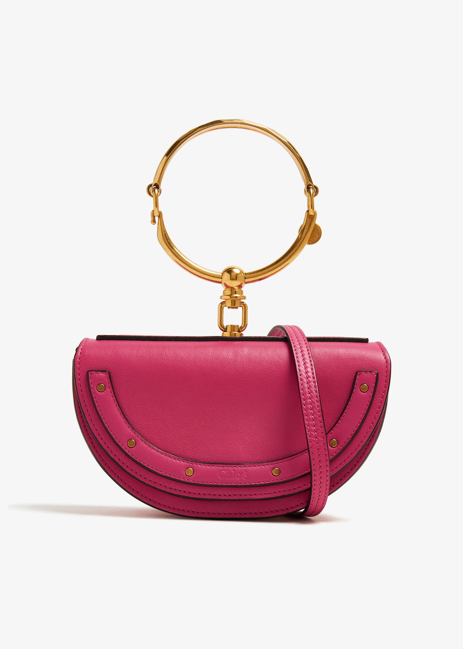 

Small Nile bracelet minaudiere bag, Pink