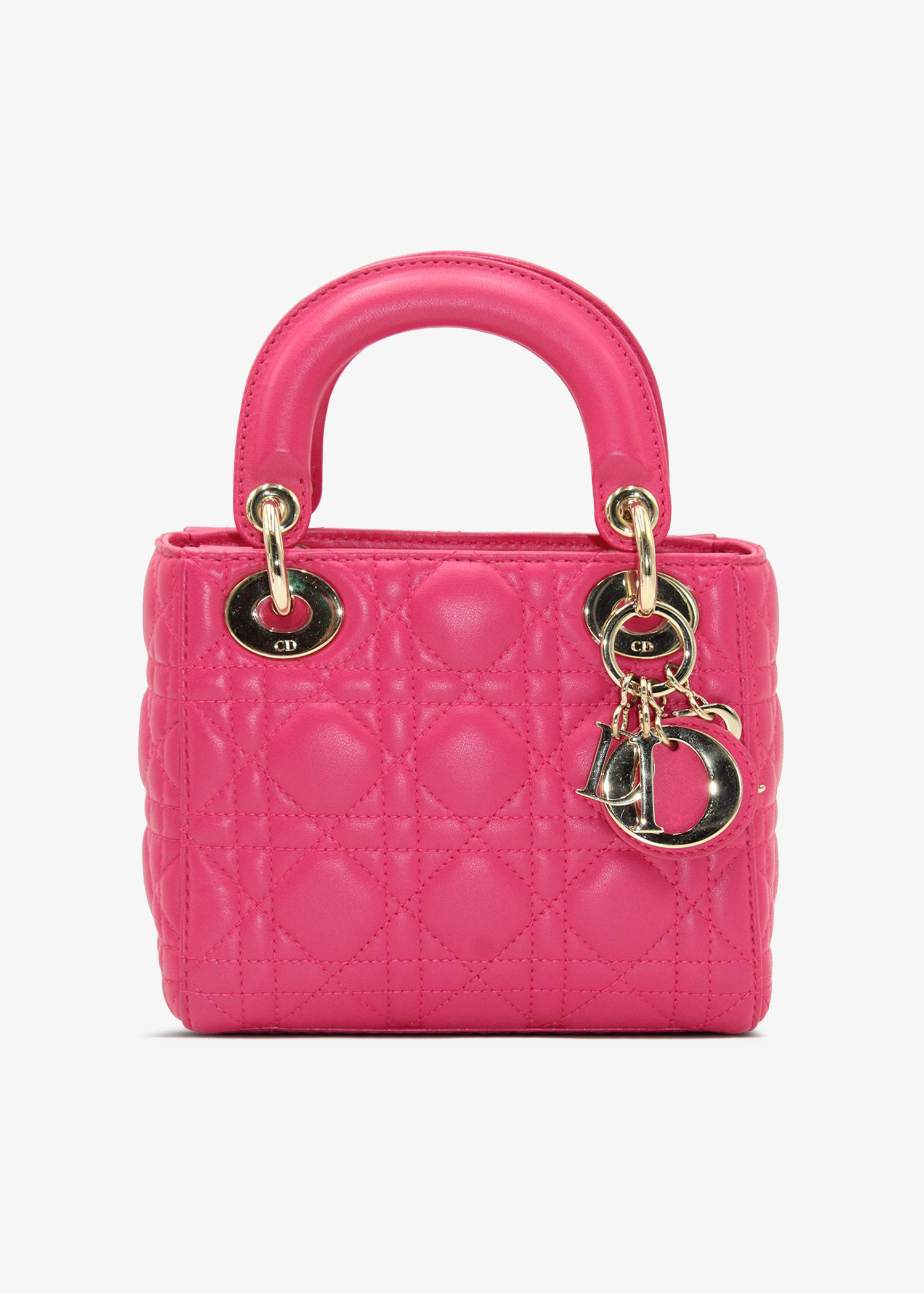

Mini Lady Dior bag, Pink