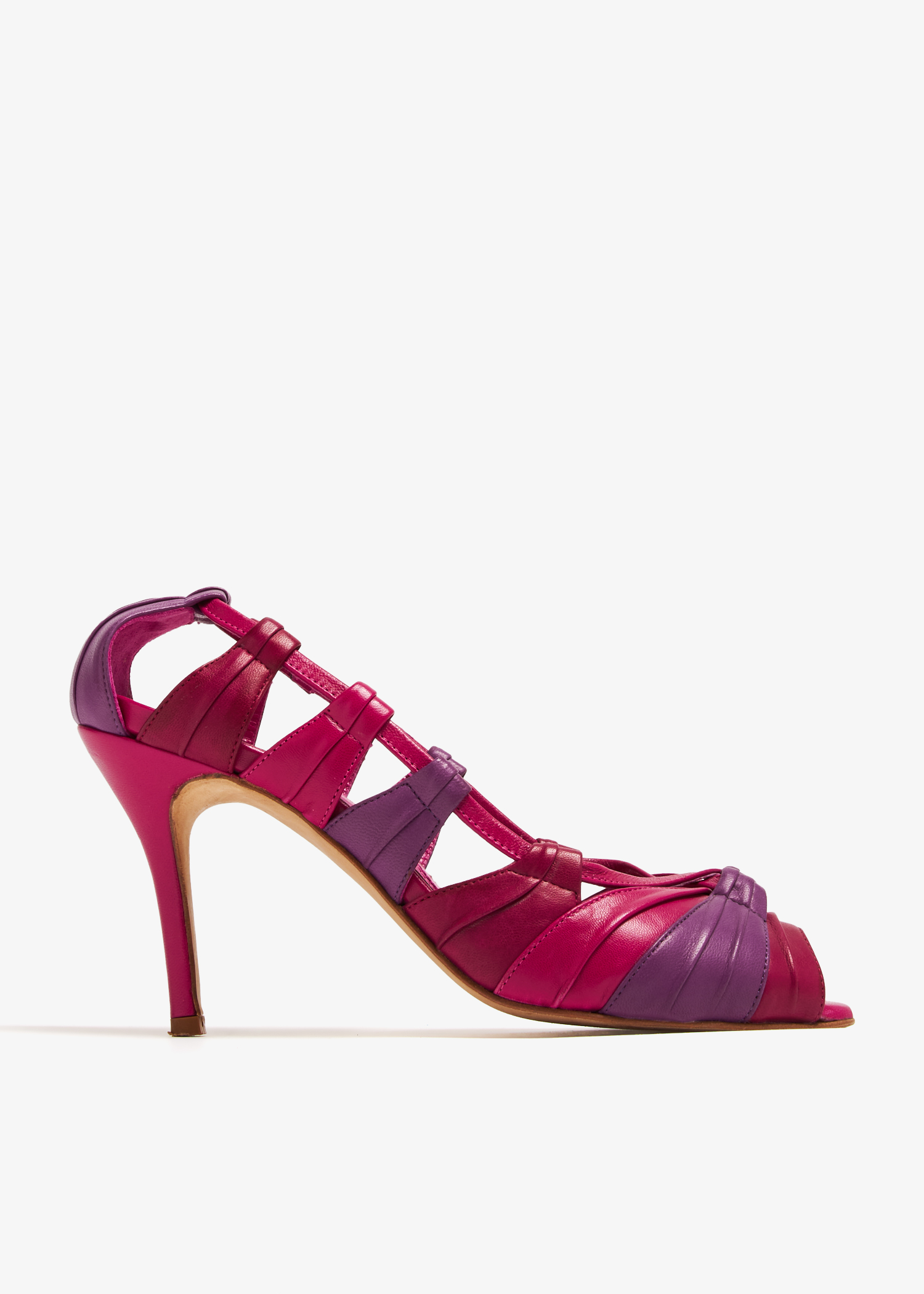 

Natuk peep-toe pumps, Pink