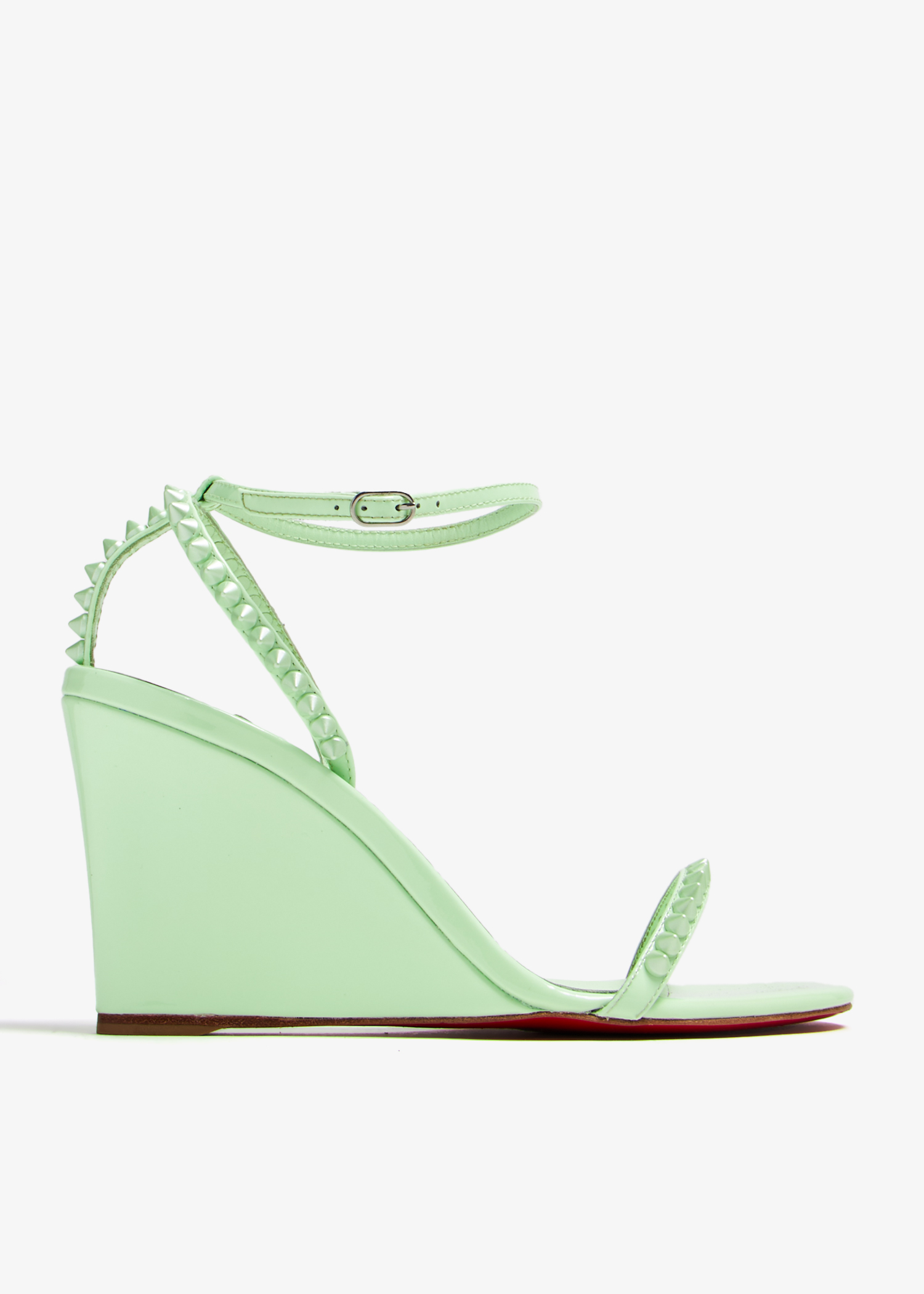 

So Me 85 wedge sandals, Green