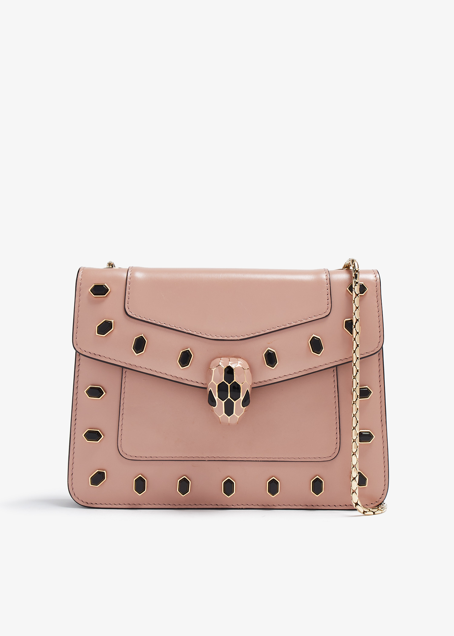 

Scaglie Studs Serpenti Forever bag, Pink