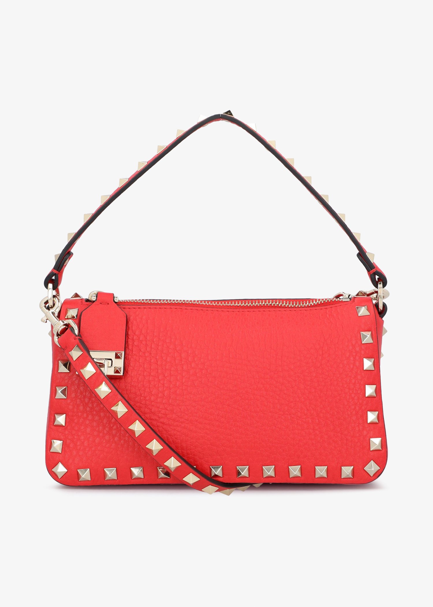 

Rockstud small crossbody bag, Red