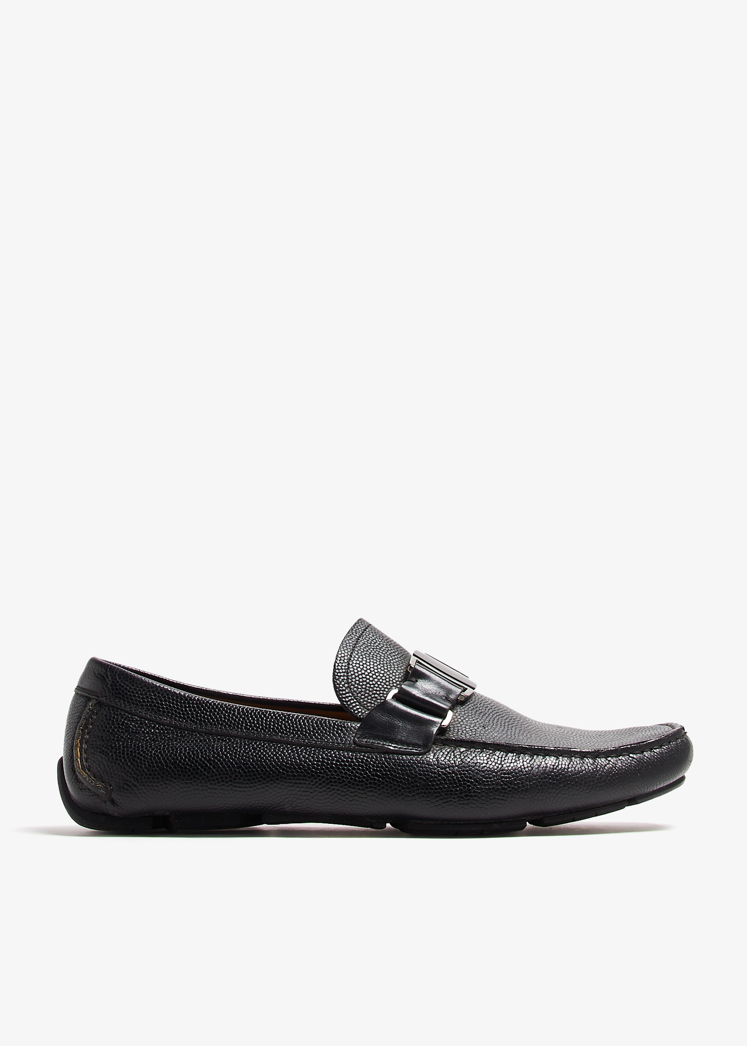 

Logo loafers, Black