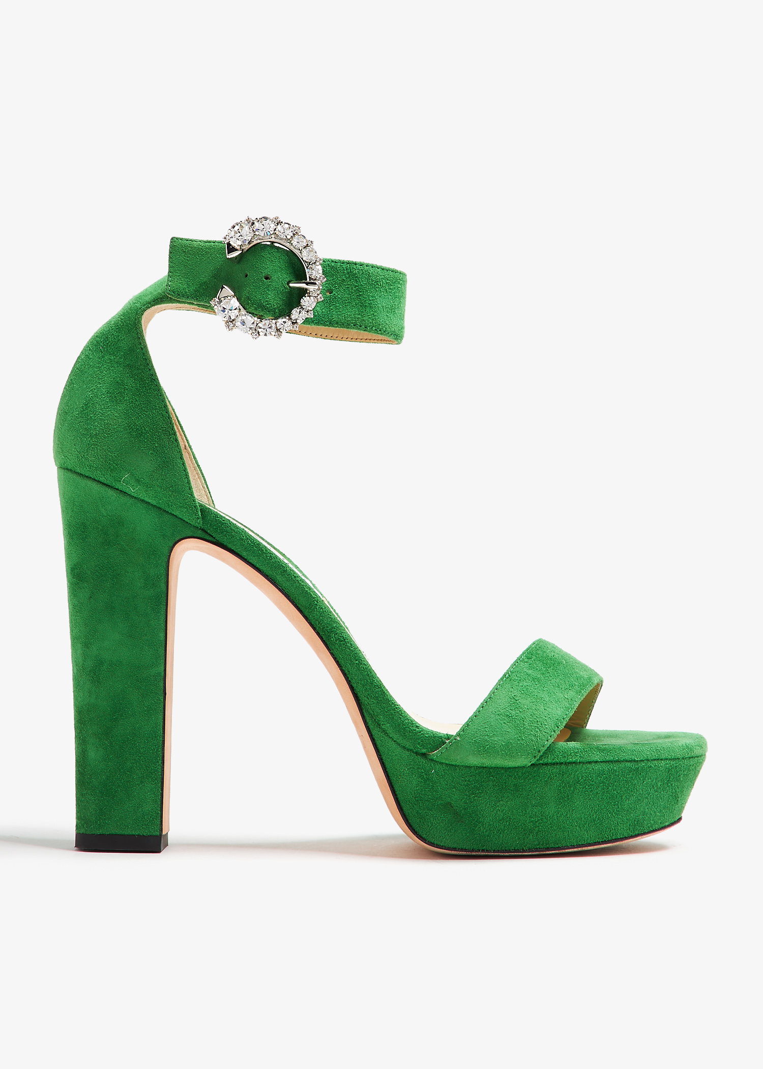

Mionne 120 platform sandals, Green