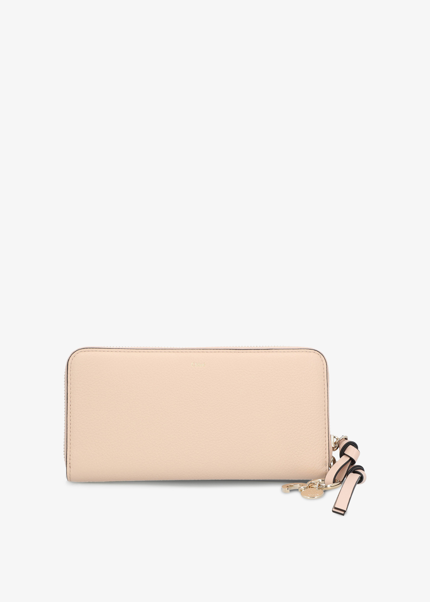

Alphabet long wallet, Beige