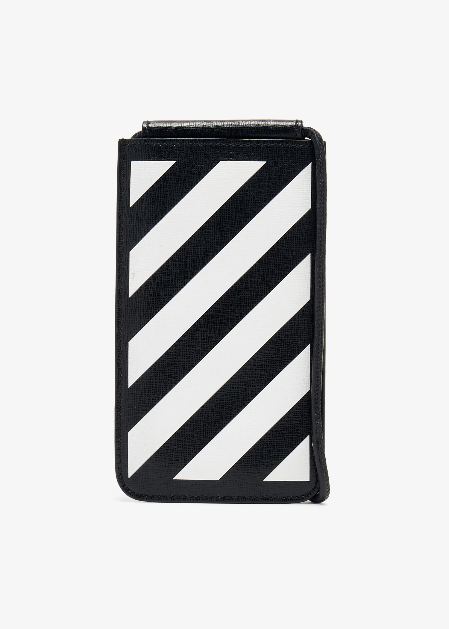

Diagonal neck pouch, Black