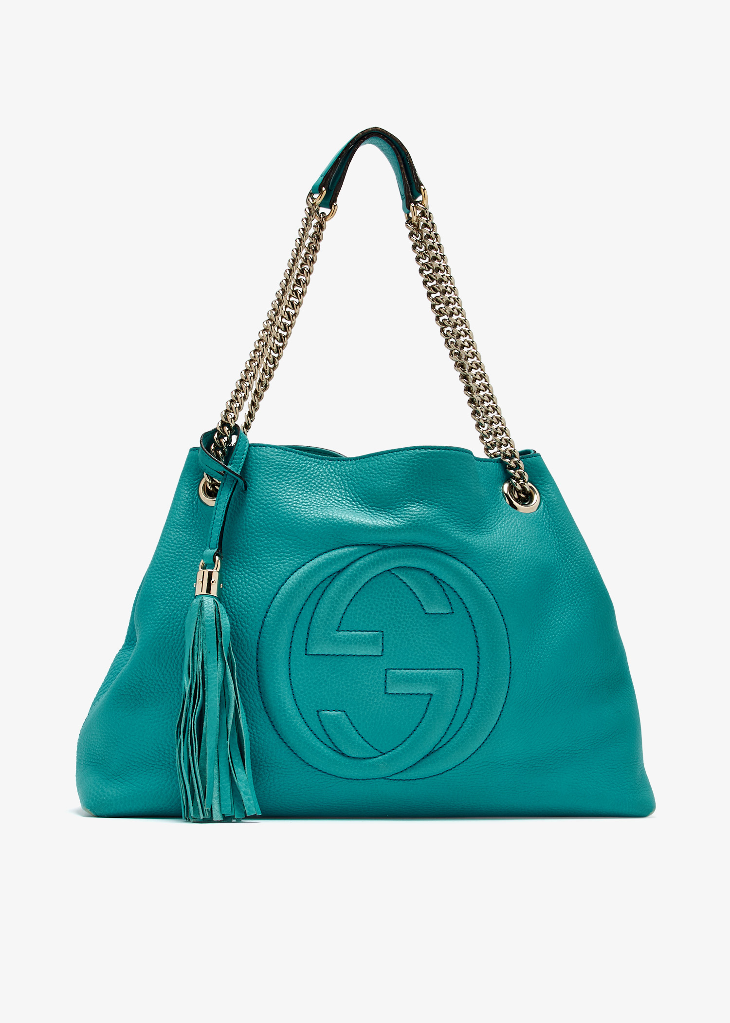 

Medium Soho chain tote bag, Blue