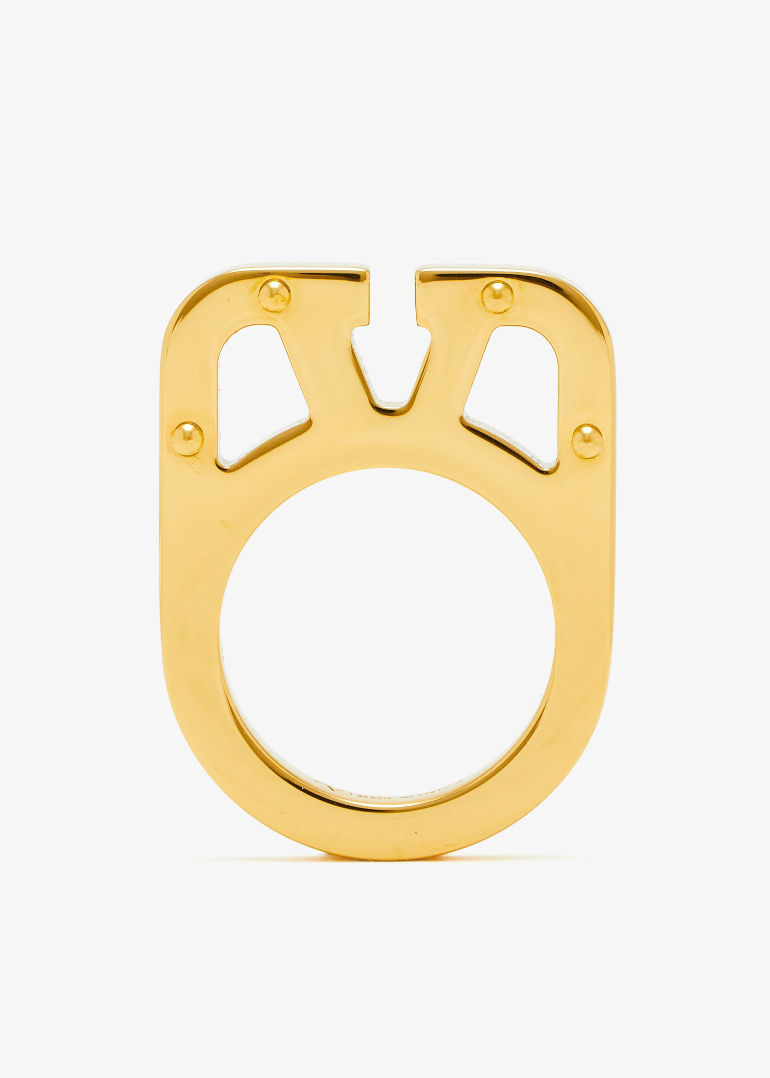 

VLogo Signature ring, Gold