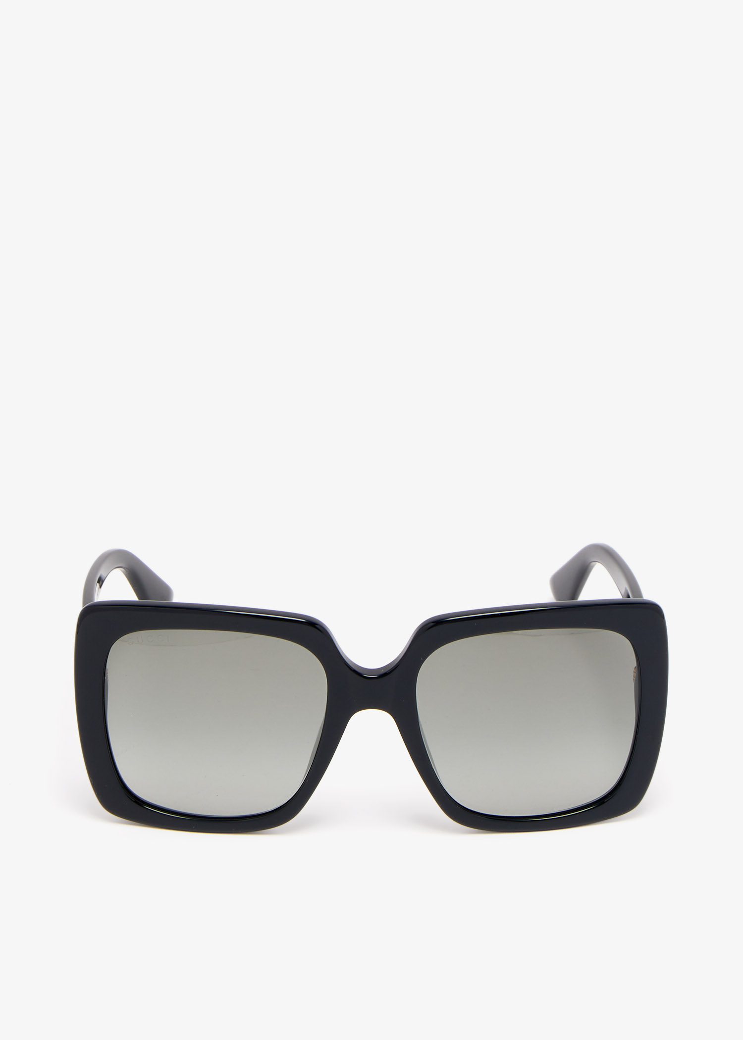 

Crystal square frame GG sunglasses, Black