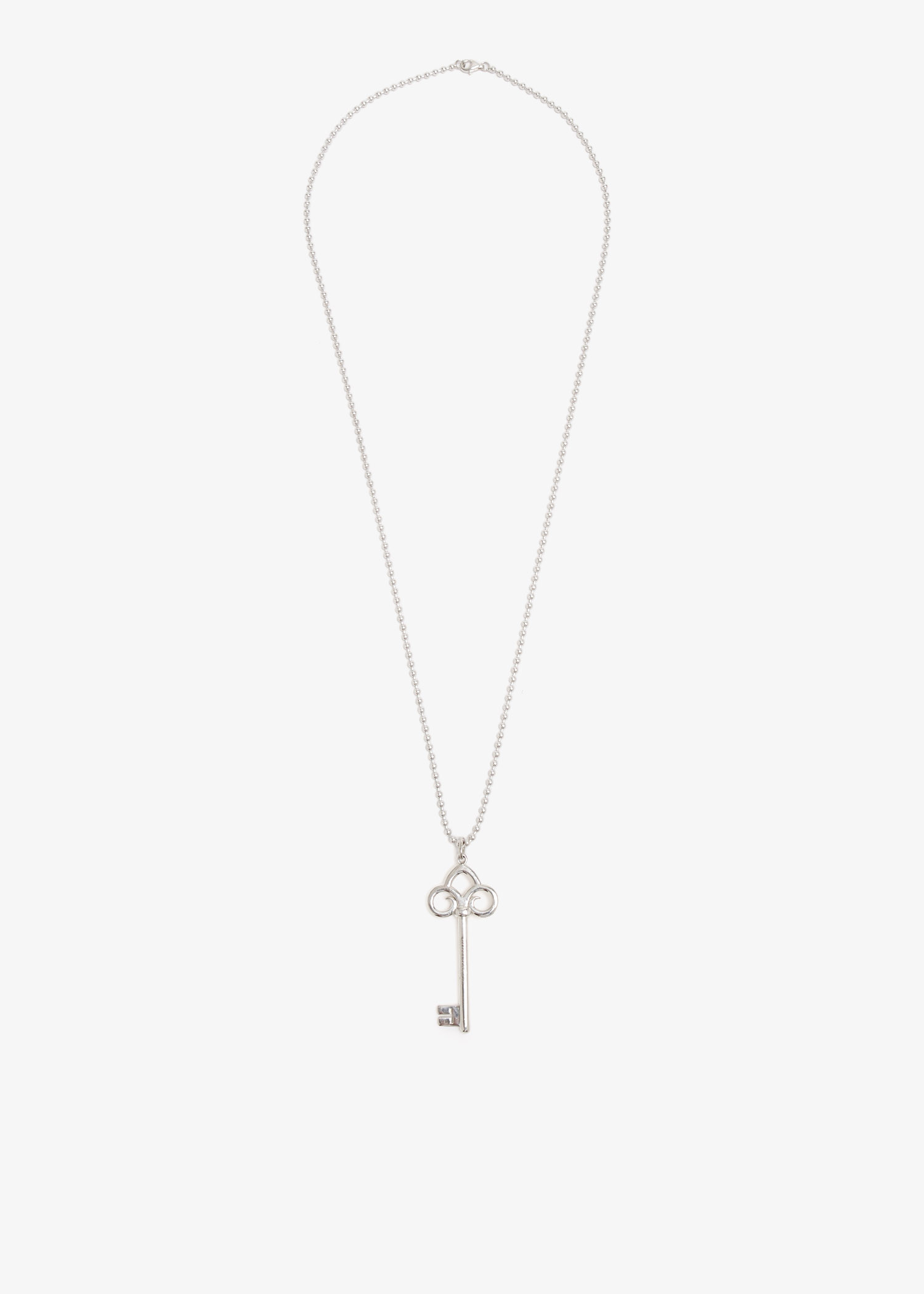 

Fleur De Lis Sterling Pendant necklace, Silver