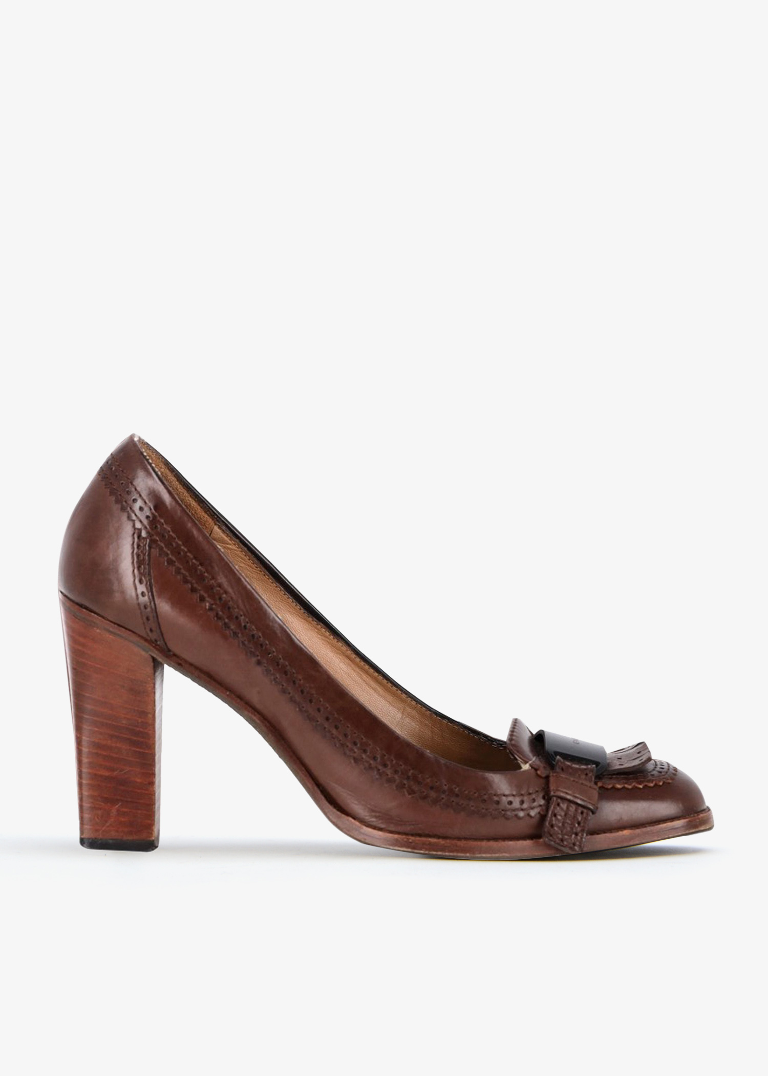 

Vintage loafer pumps, Brown