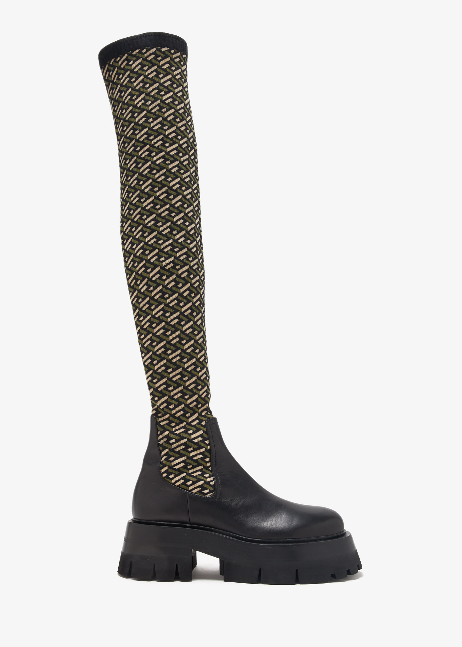 

Leonidas thigh high boots, Black