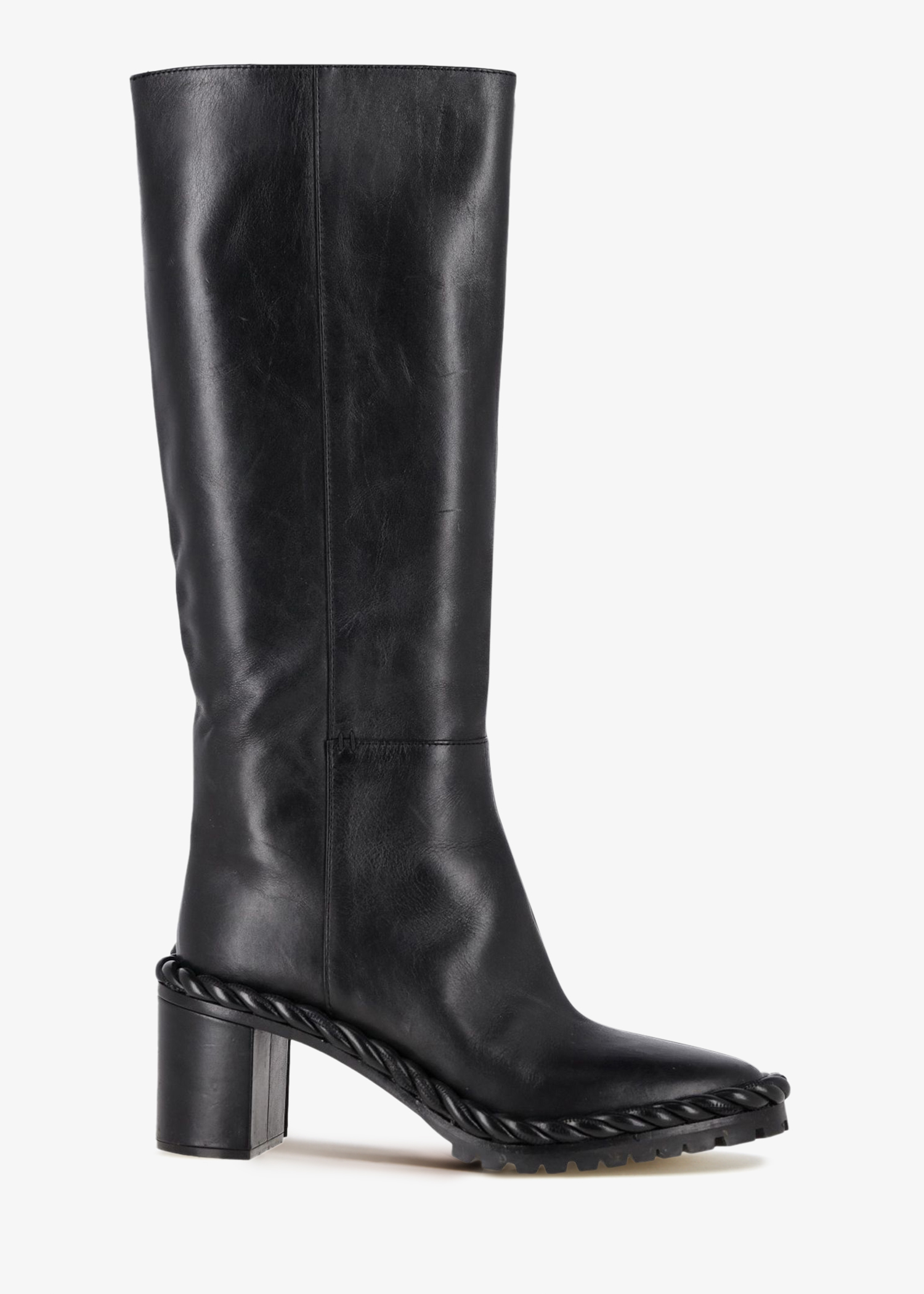 

Rope Mid-calf boots, Black