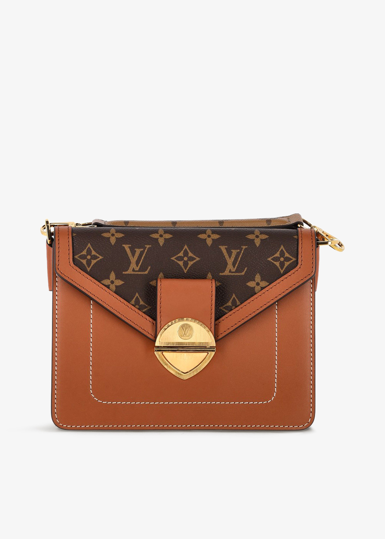 

Biface Monogram shoulder bag, Brown