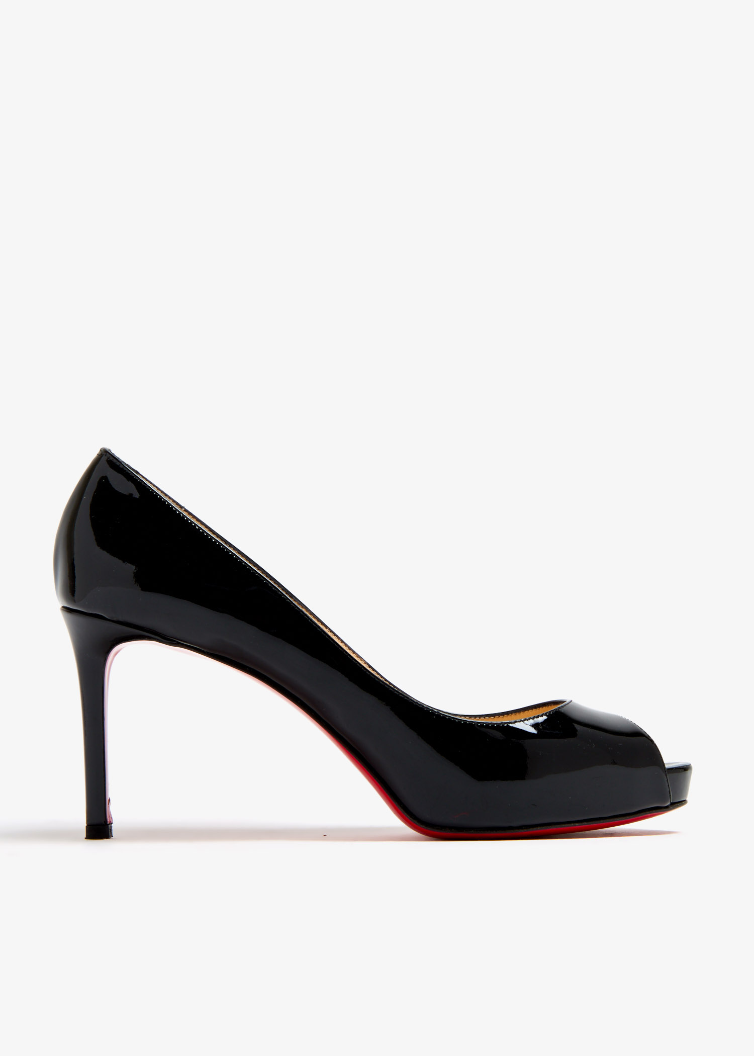 

No Matter 85 peep-toe pumps, Black